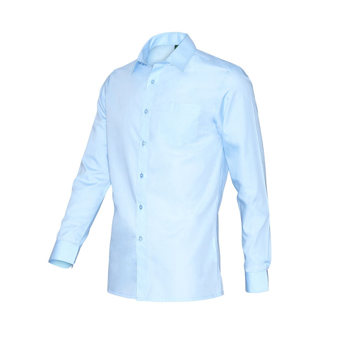 Camisa Celeste Slim Fit Escolar Juvenil Hombre