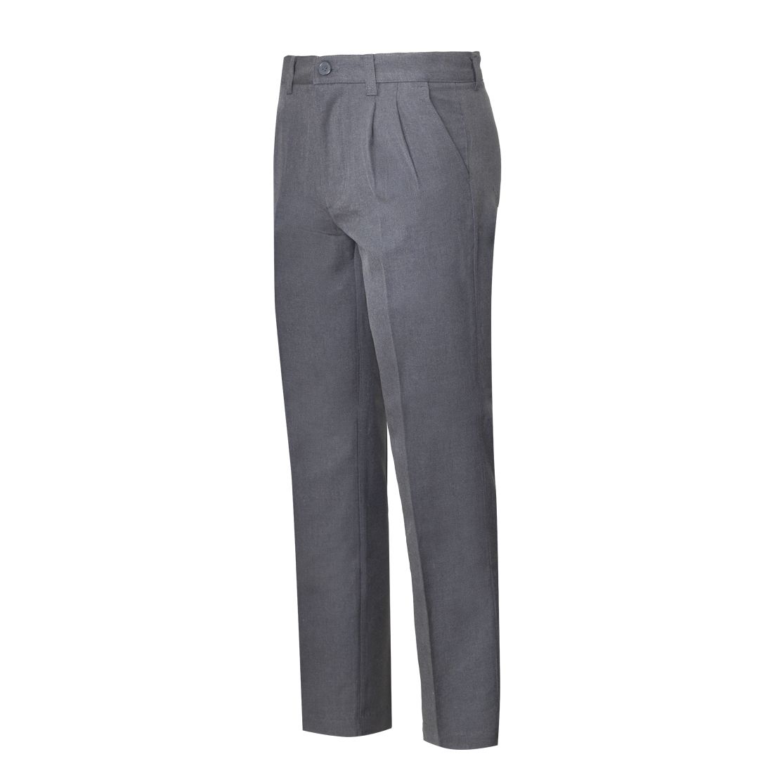 Pantalón Clásico Pinzado Gris Escolar Niño