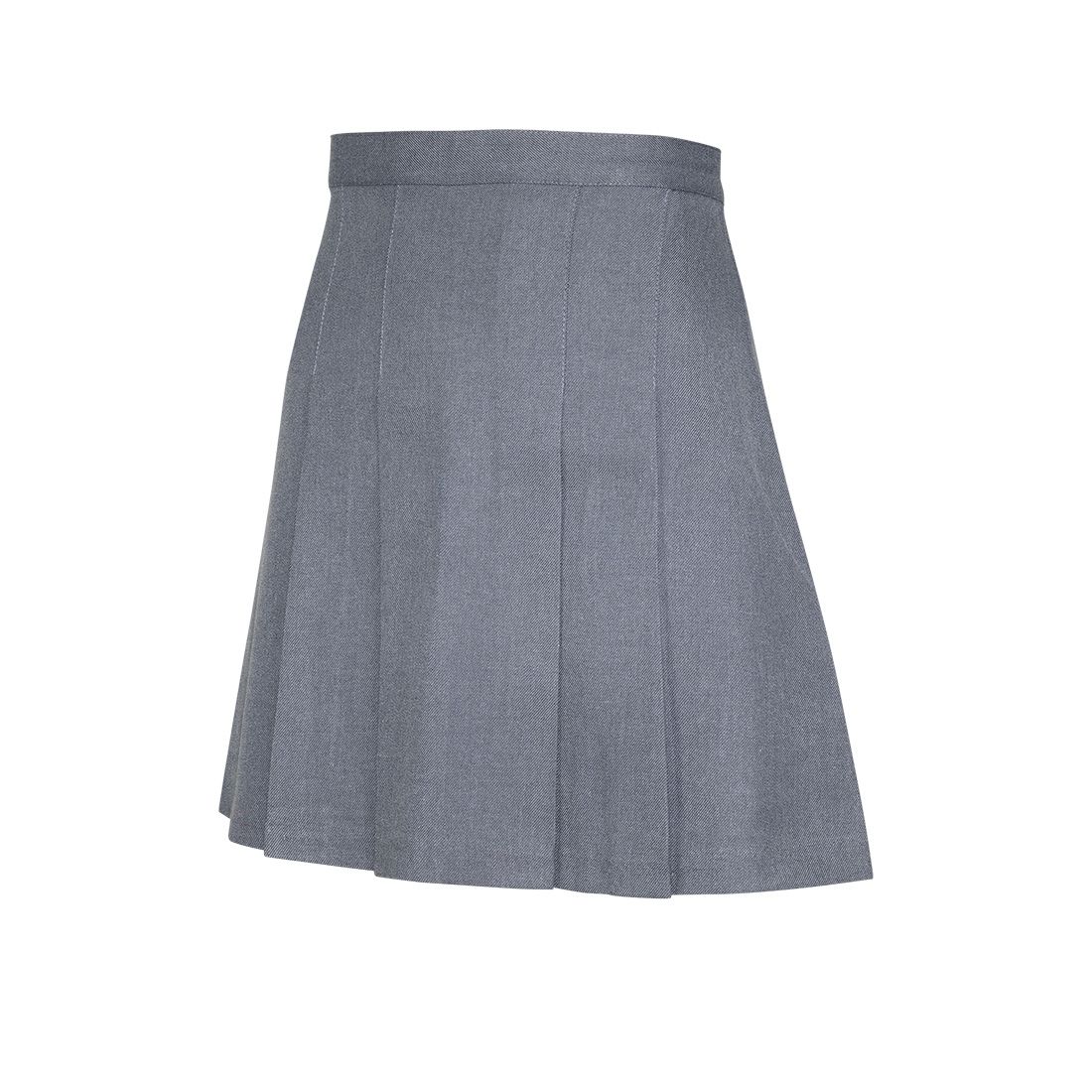 Falda 8 Tablas Gris Escolar Juvenil Mujer