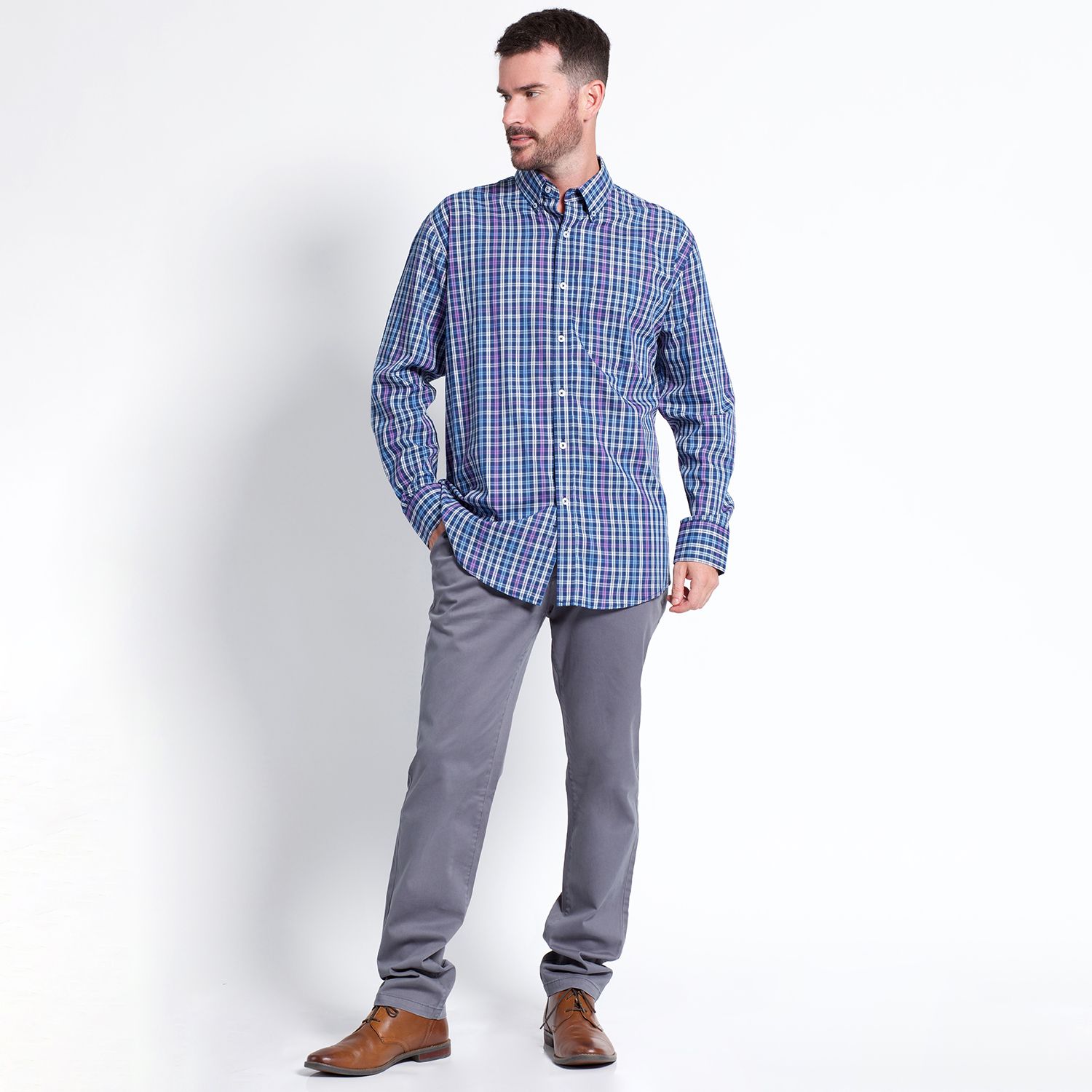 Camisa Fantasía Premium Manga Larga Regular Fit