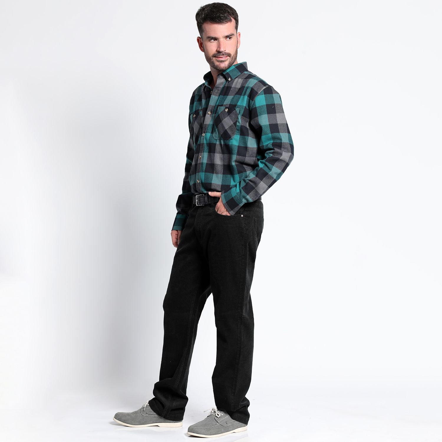 Camisa Villela Fantasia Manga Larga Regular Fit