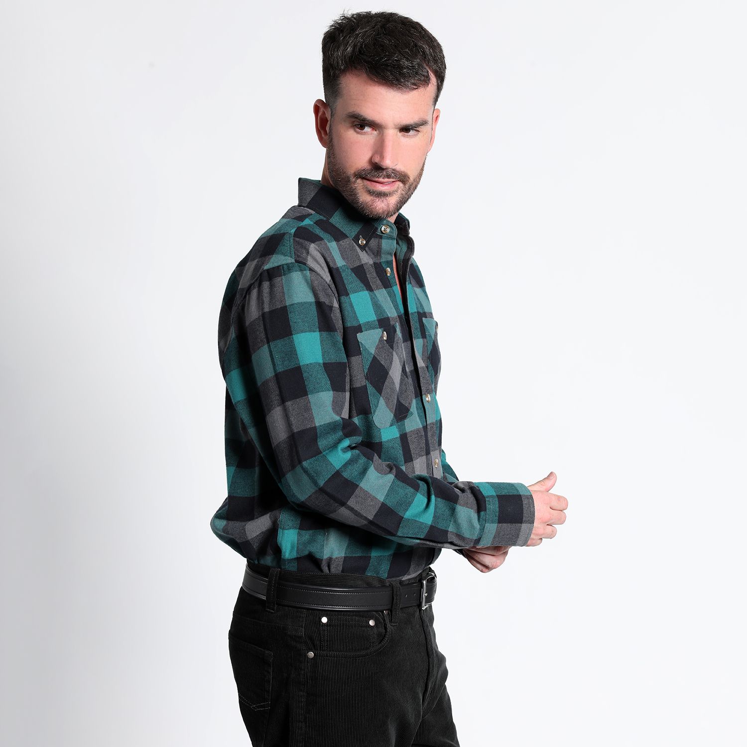 Camisa Villela Fantasia Manga Larga Regular Fit