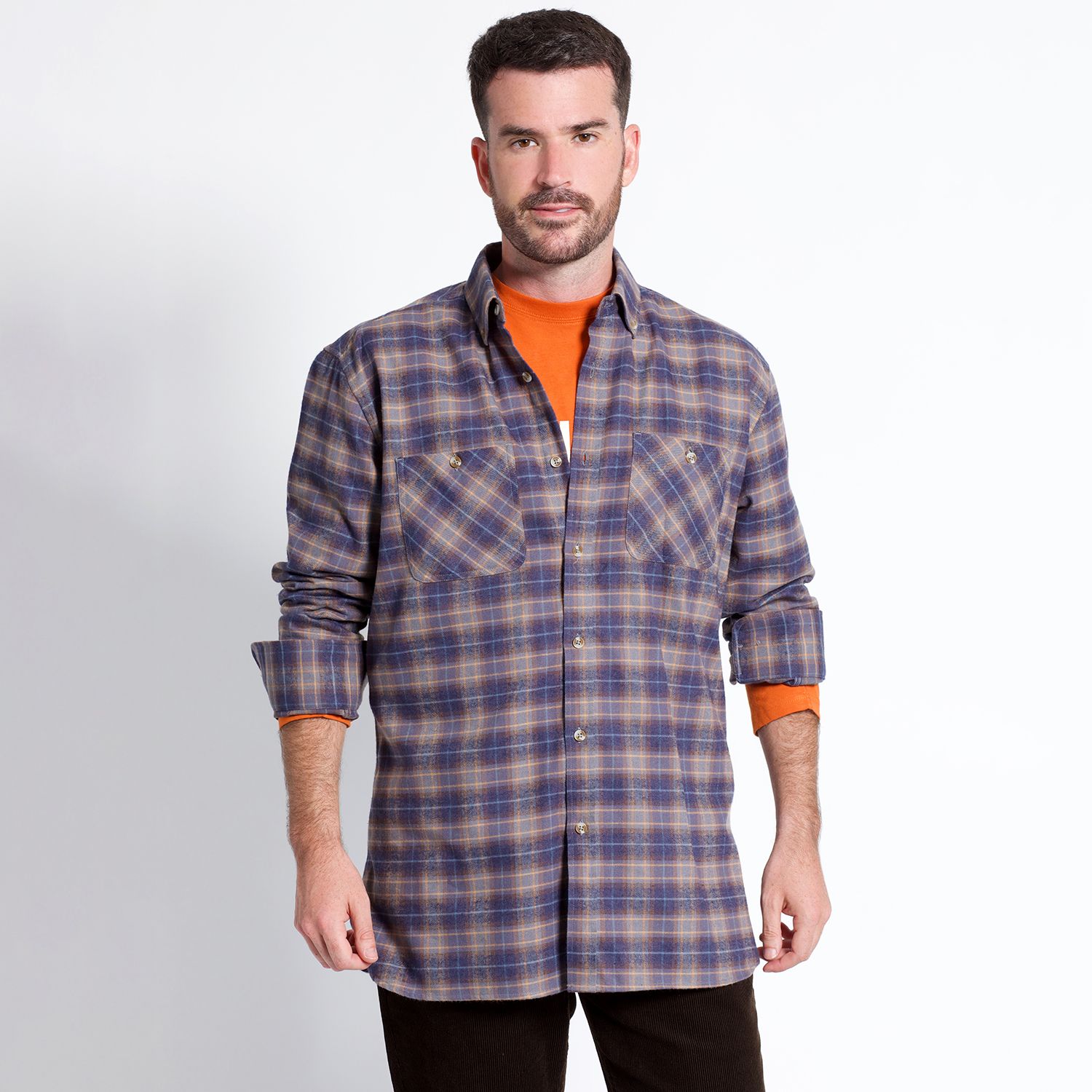 Camisa Villela Fantasia Manga Larga Regular Fit