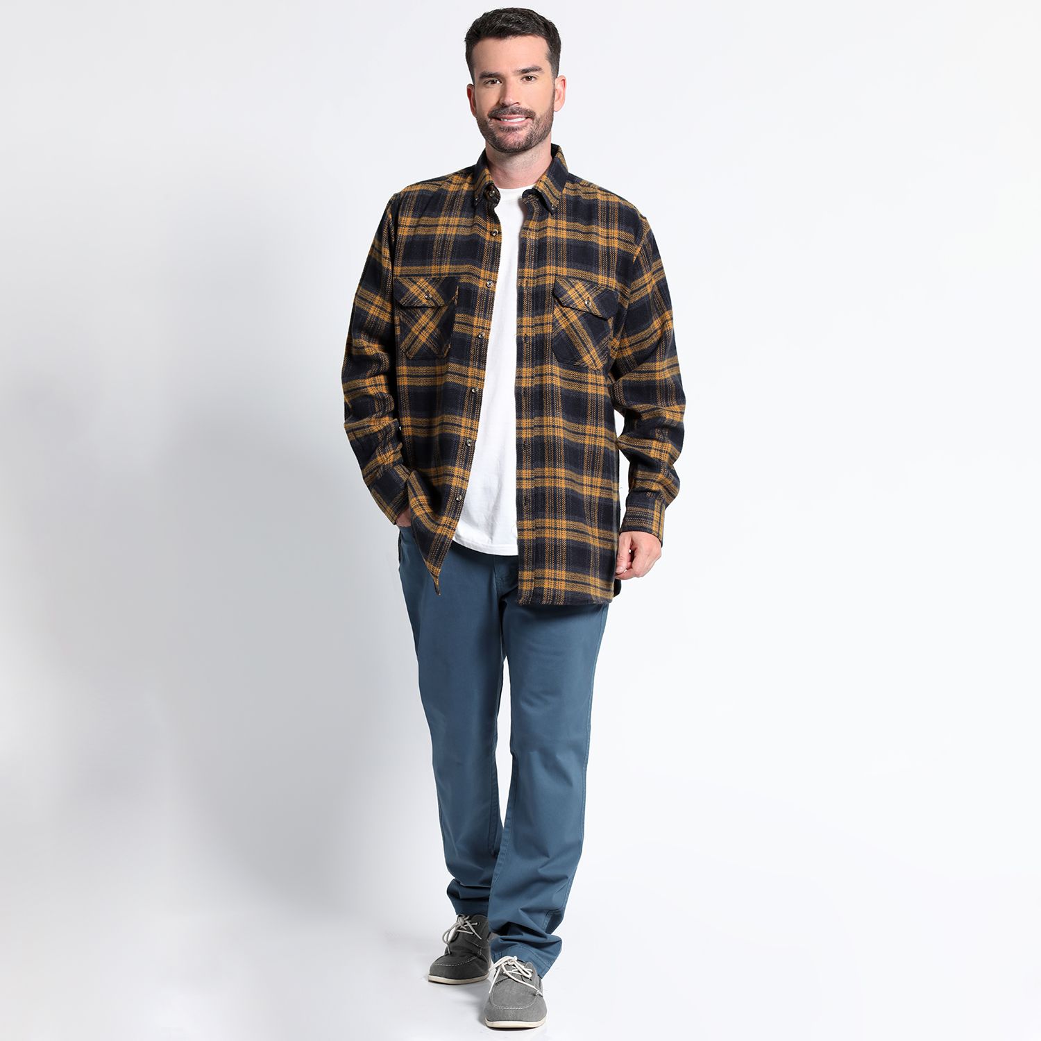Camisa Leñadora Manga Larga 