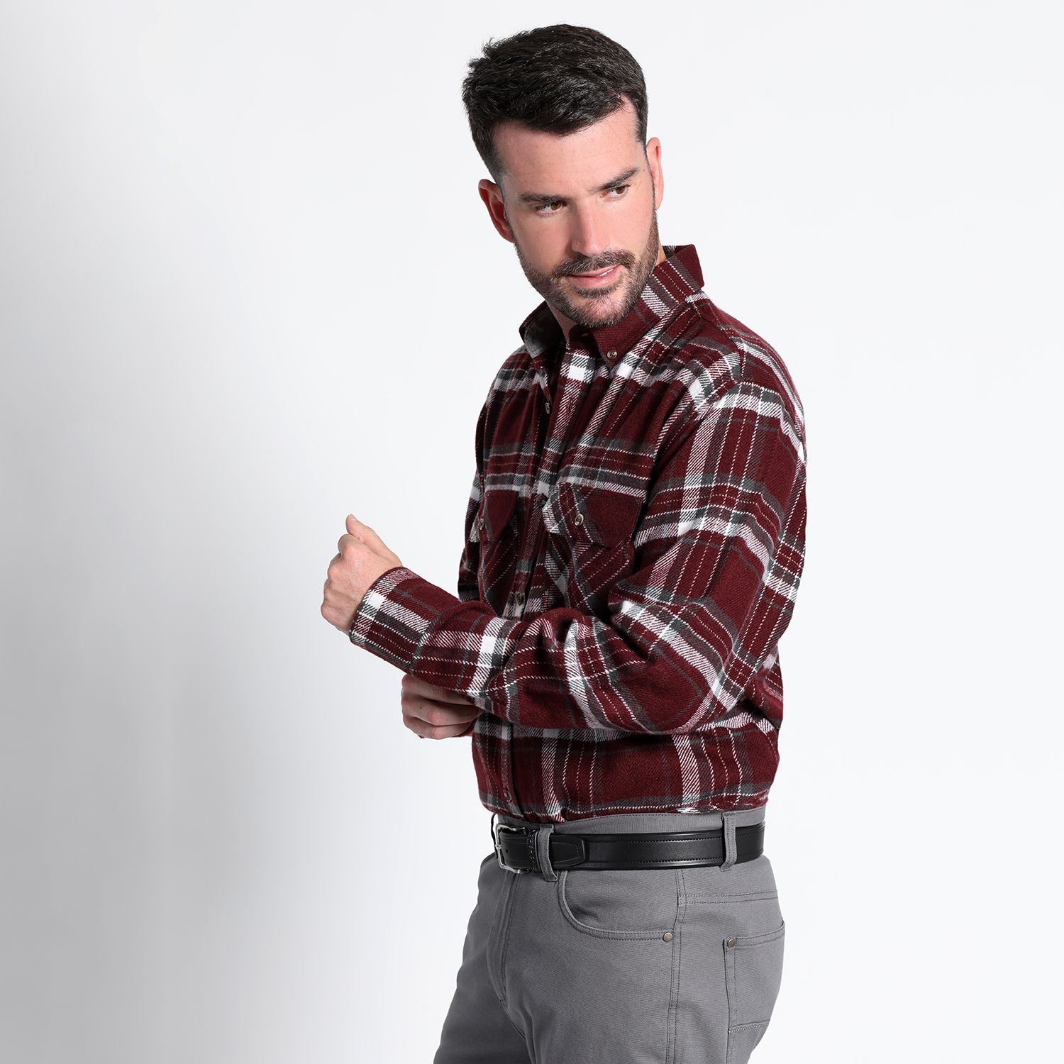 Camisa Leñadora Manga Larga 