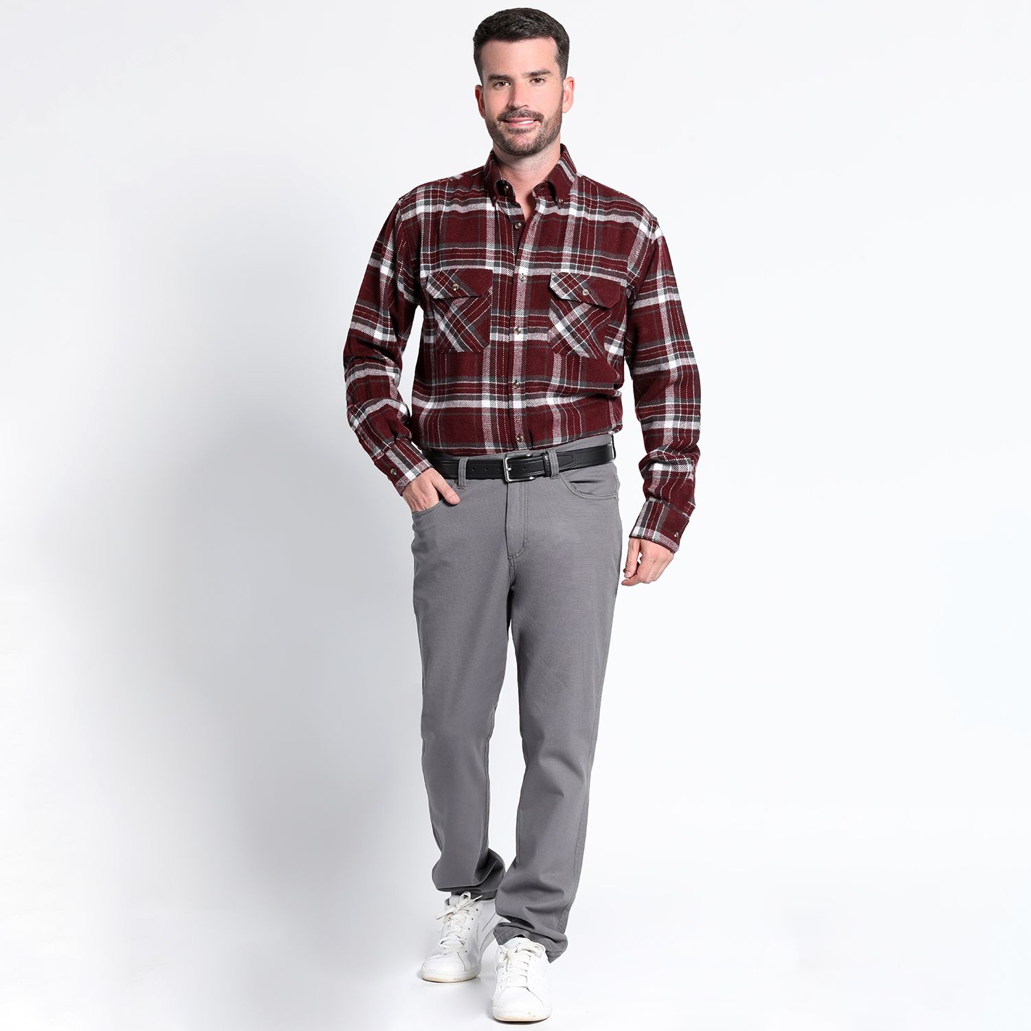 Camisa Leñadora Manga Larga 