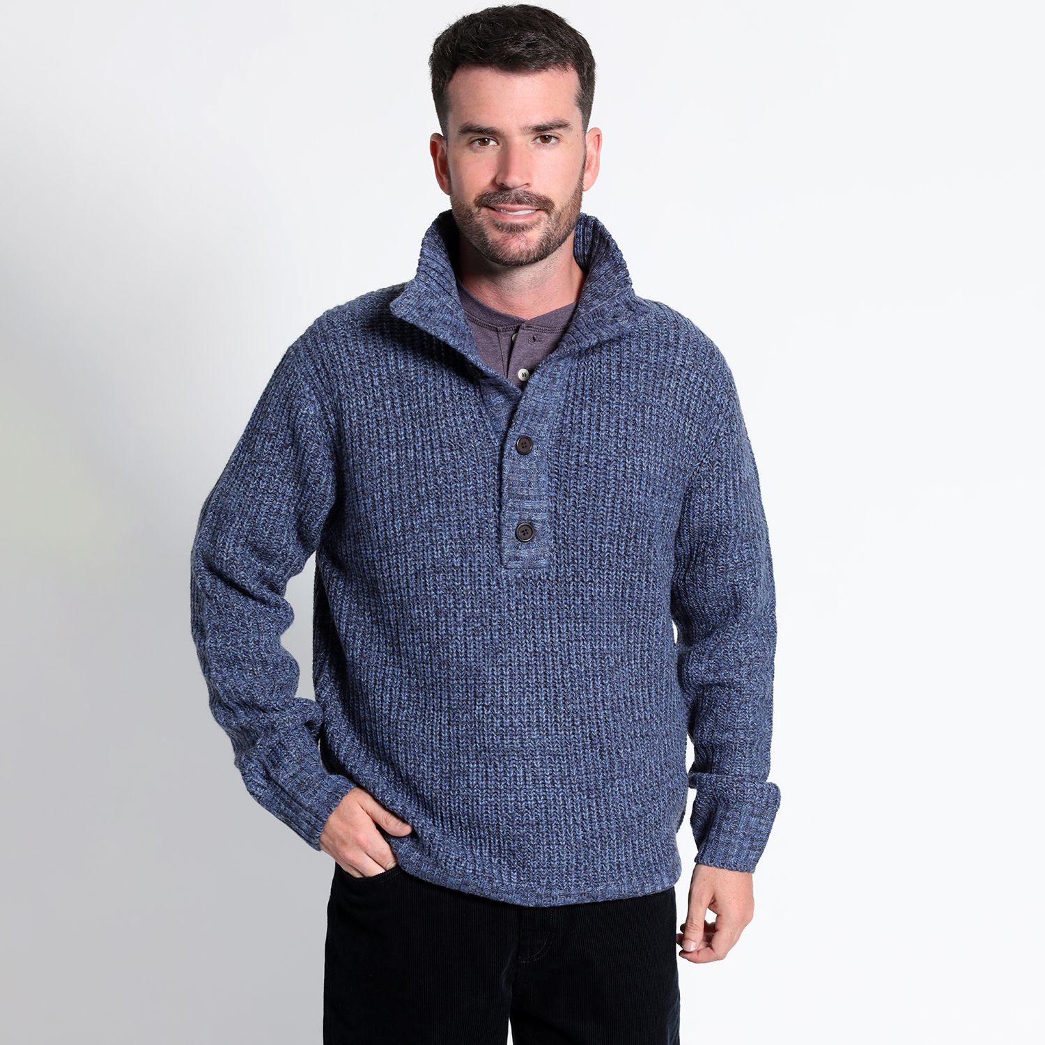 Sweater Boton Medio