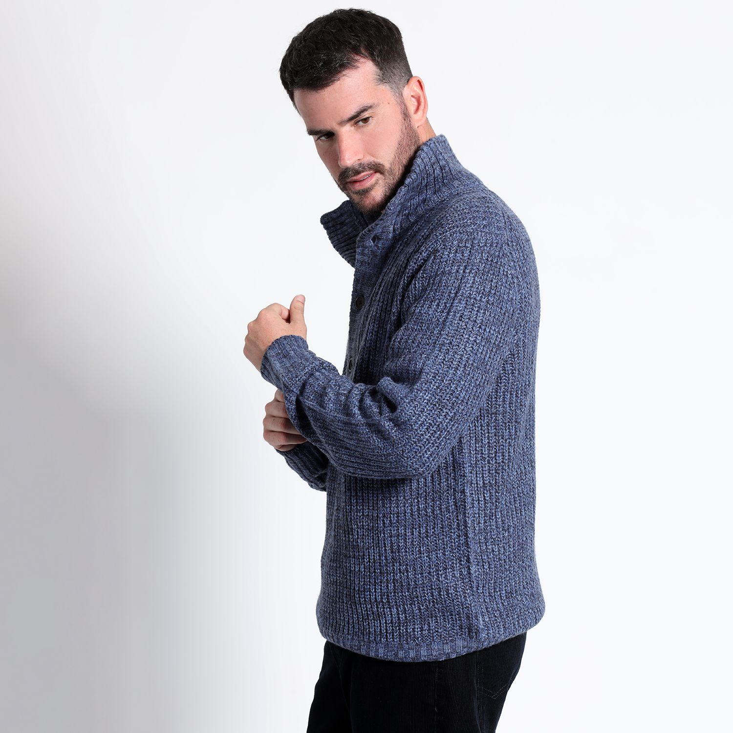 Sweater Boton Medio