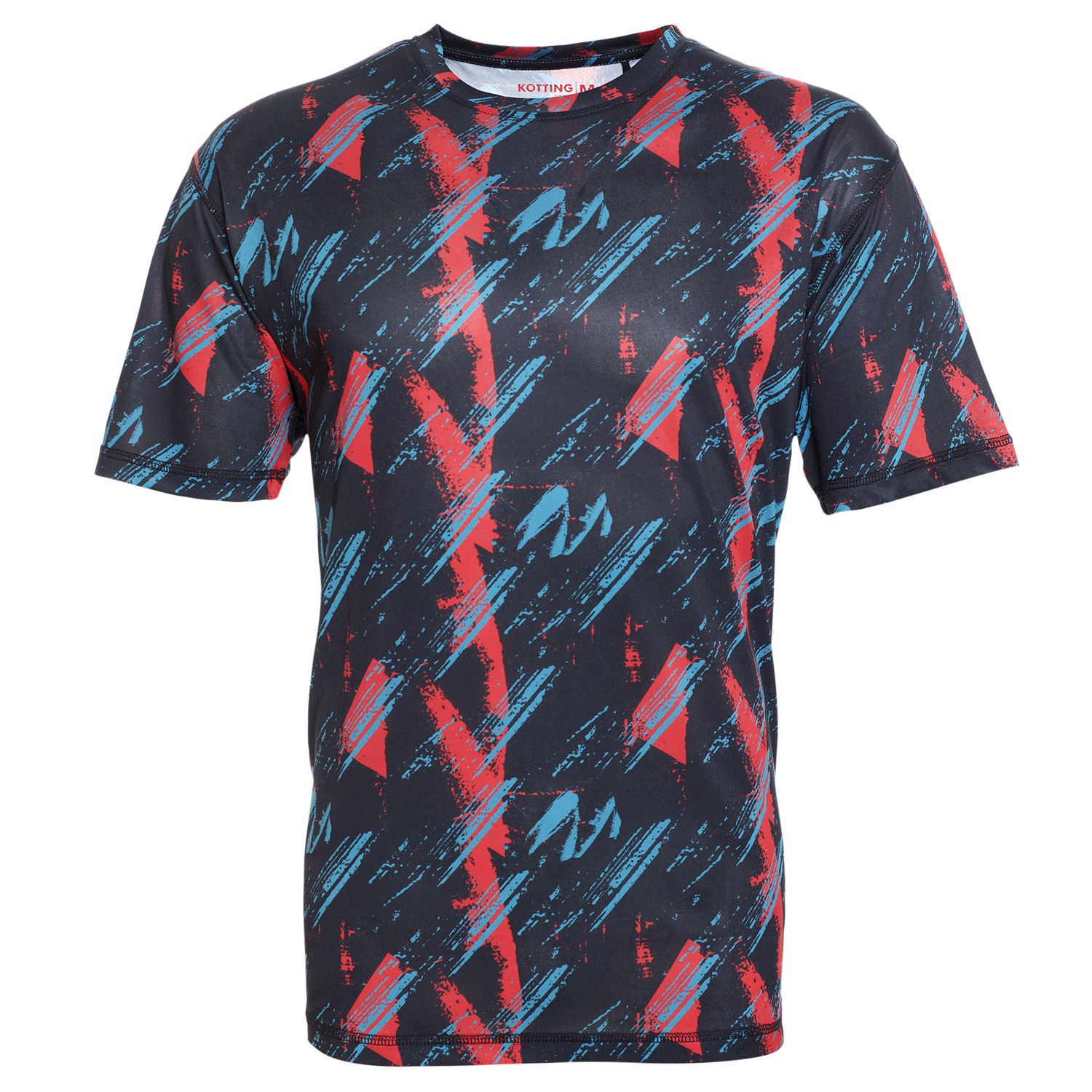 Polera Manga Corta Full Print Deportiva Regular Fit