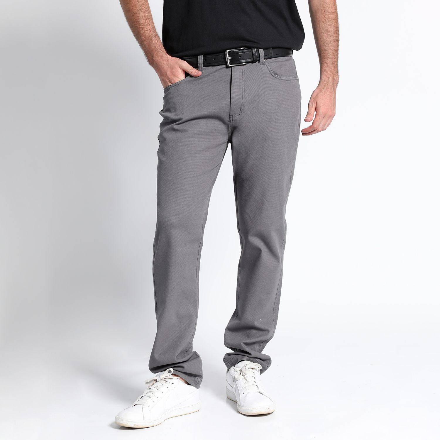 Pantalón Canvas 5 Bolsilllos Slim Fit Spandex