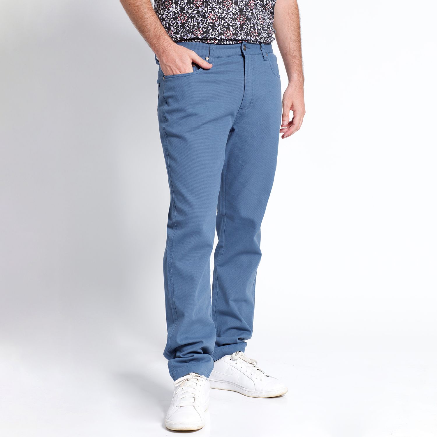 Pantalón Canvas 5 Bolsilllos Slim Fit Spandex