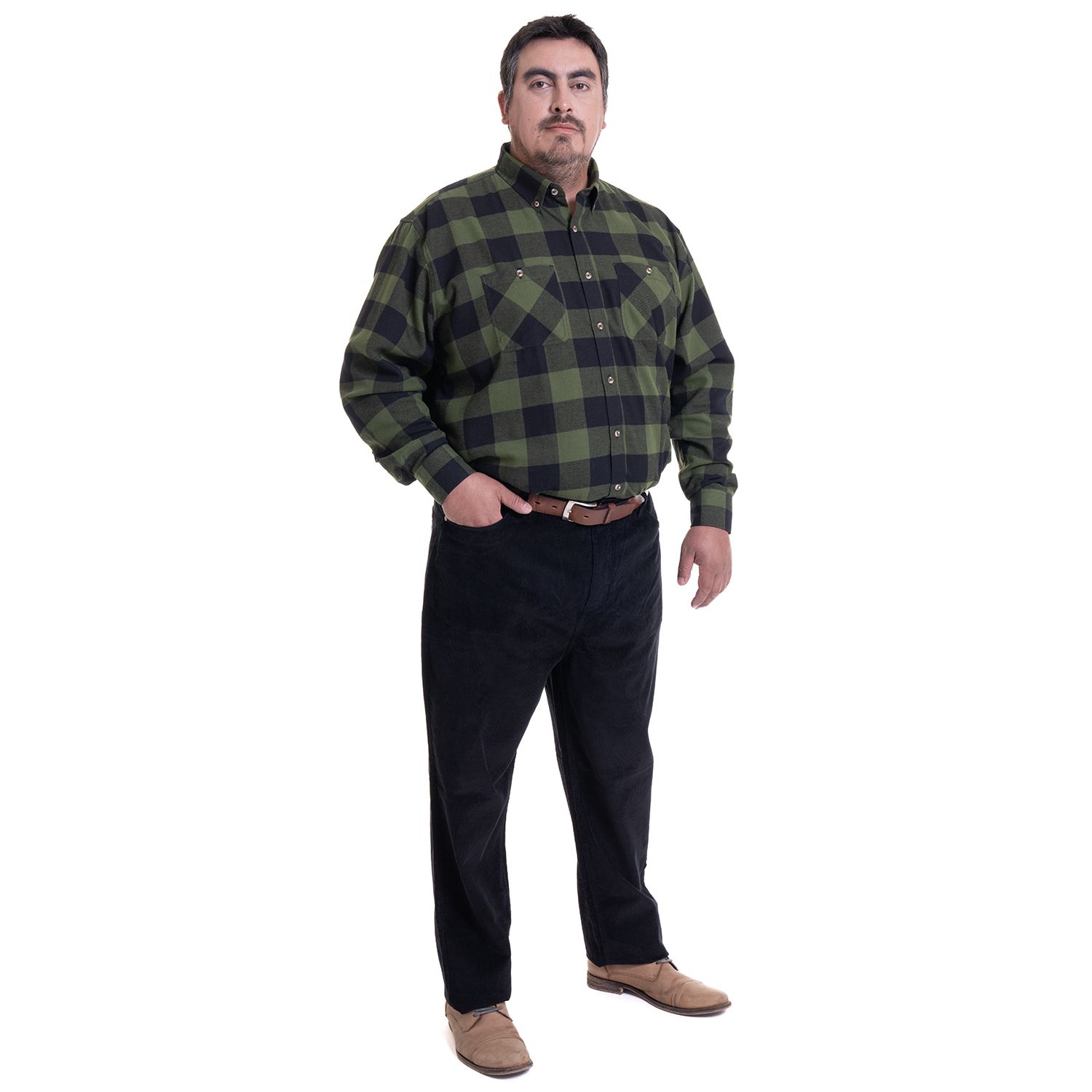 Pantalon Cotele 5 Bolsillos Regular Fit