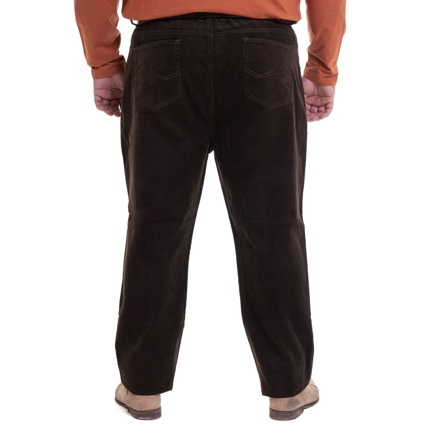Pantalon Cotele 5 Bolsillos Regular Fit