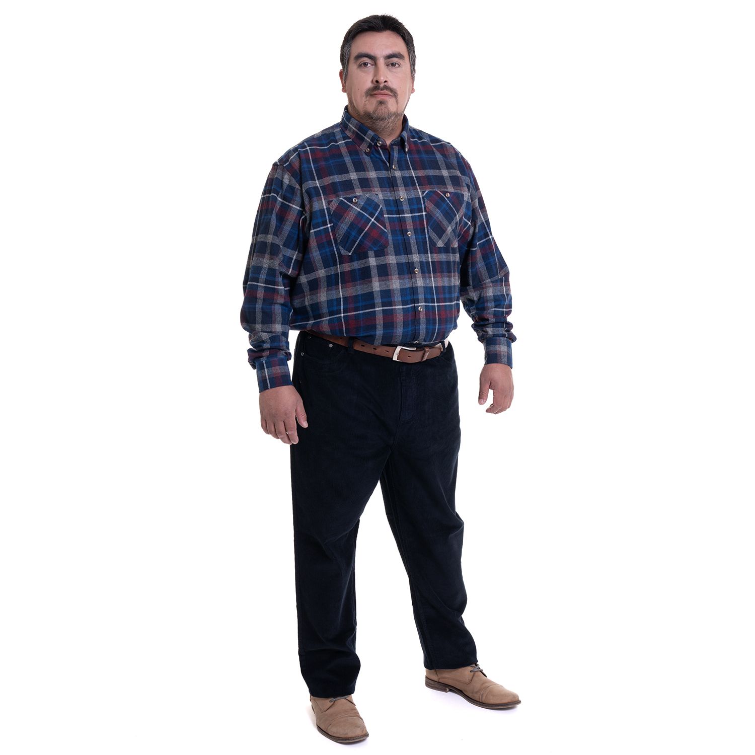 Pantalon Cotele 5 Bolsillos Regular Fit