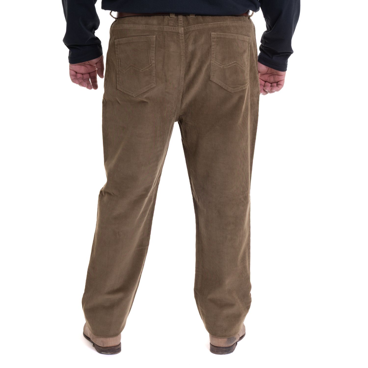 Pantalon Cotele 5 Bolsillos Regular Fit