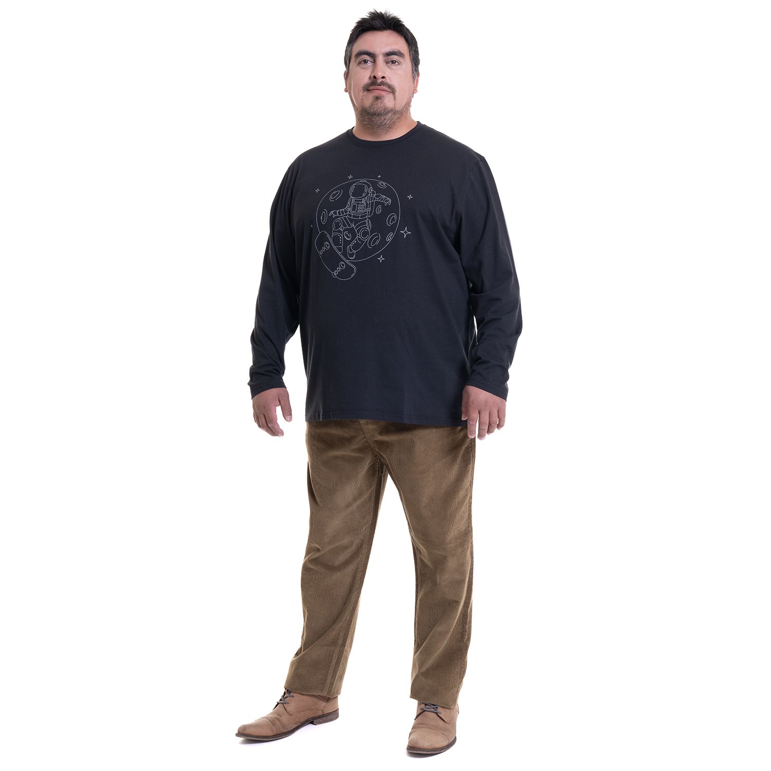 Pantalon Cotele 5 Bolsillos Regular Fit