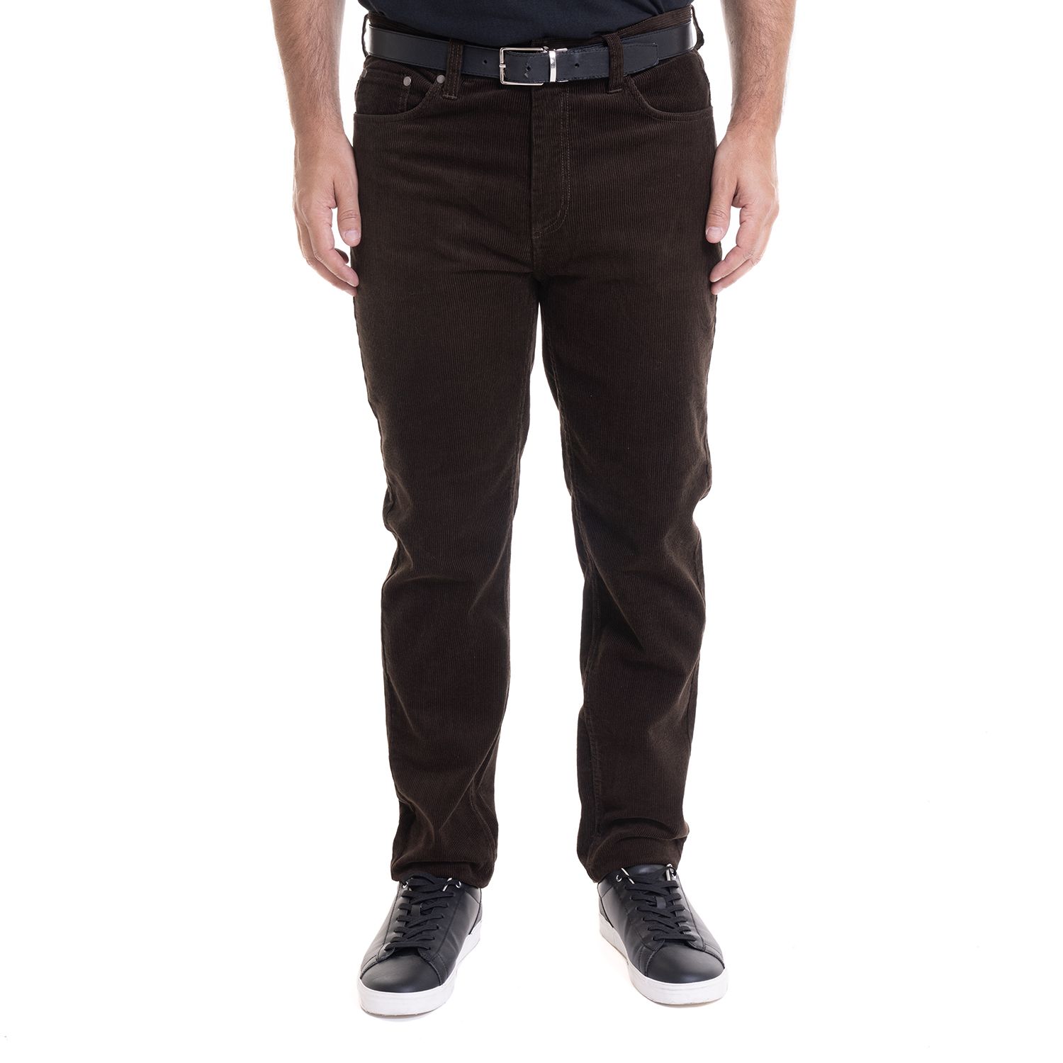 Pantalon Cotele 5 Bolsillos Regular Fit