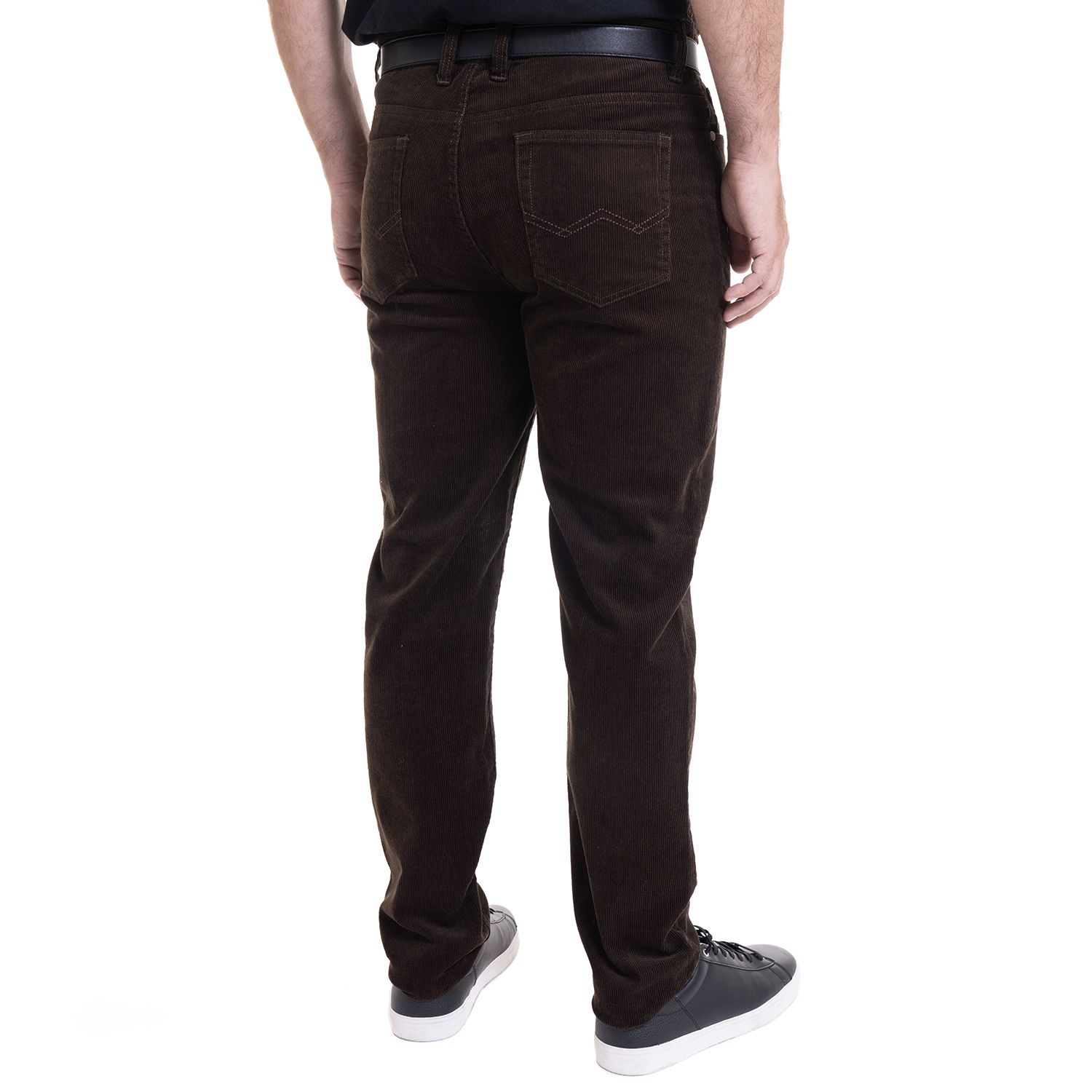 Pantalon Cotele 5 Bolsillos Regular Fit