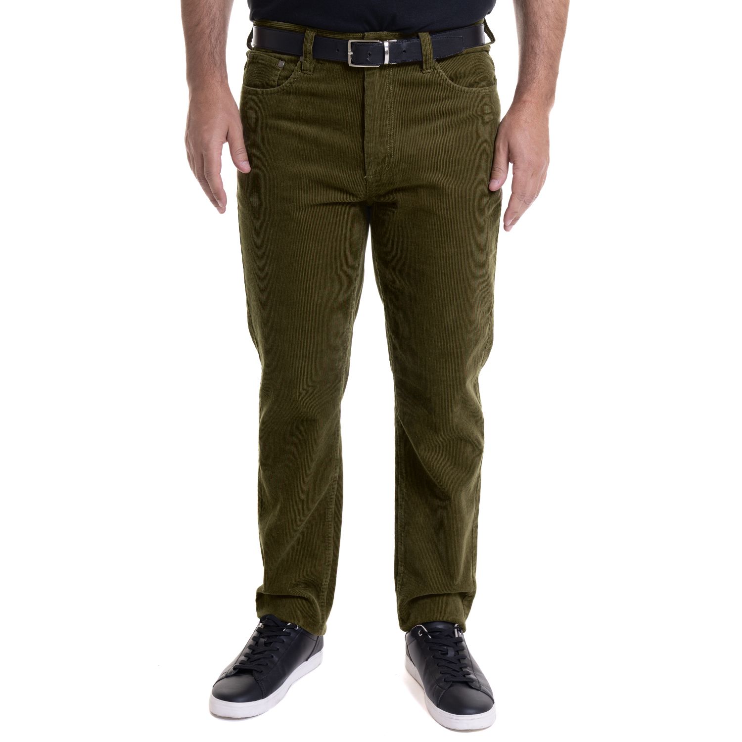 Pantalon Cotele 5 Bolsillos Regular Fit