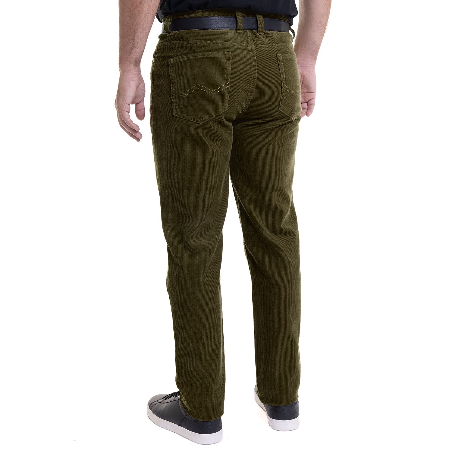 Pantalon Cotele 5 Bolsillos Regular Fit