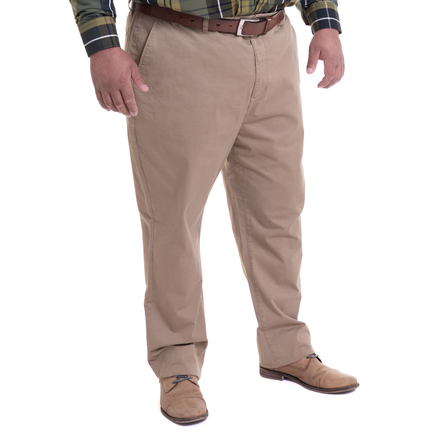 Pantalón Frente Plano Slim Fit Spandex