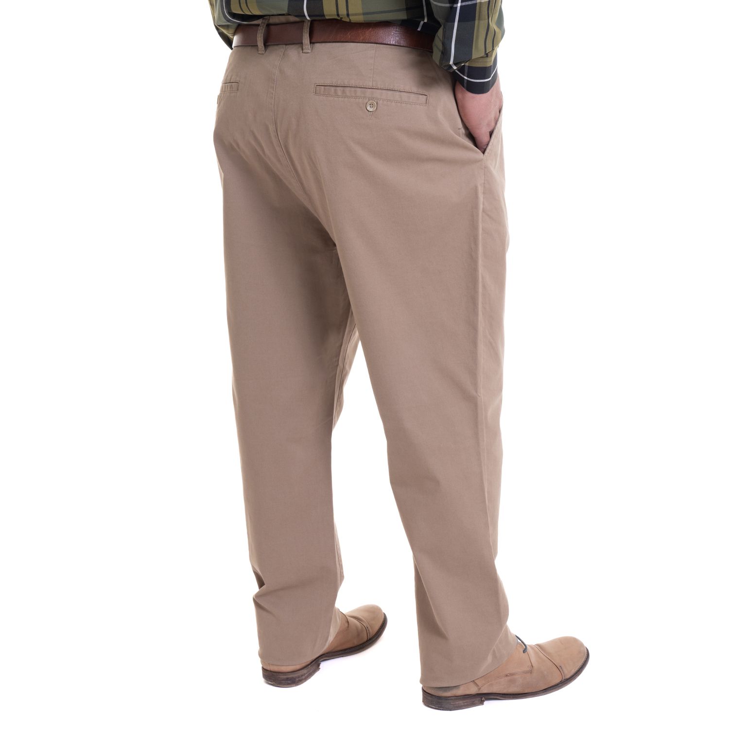 Pantalón Frente Plano Slim Fit Spandex