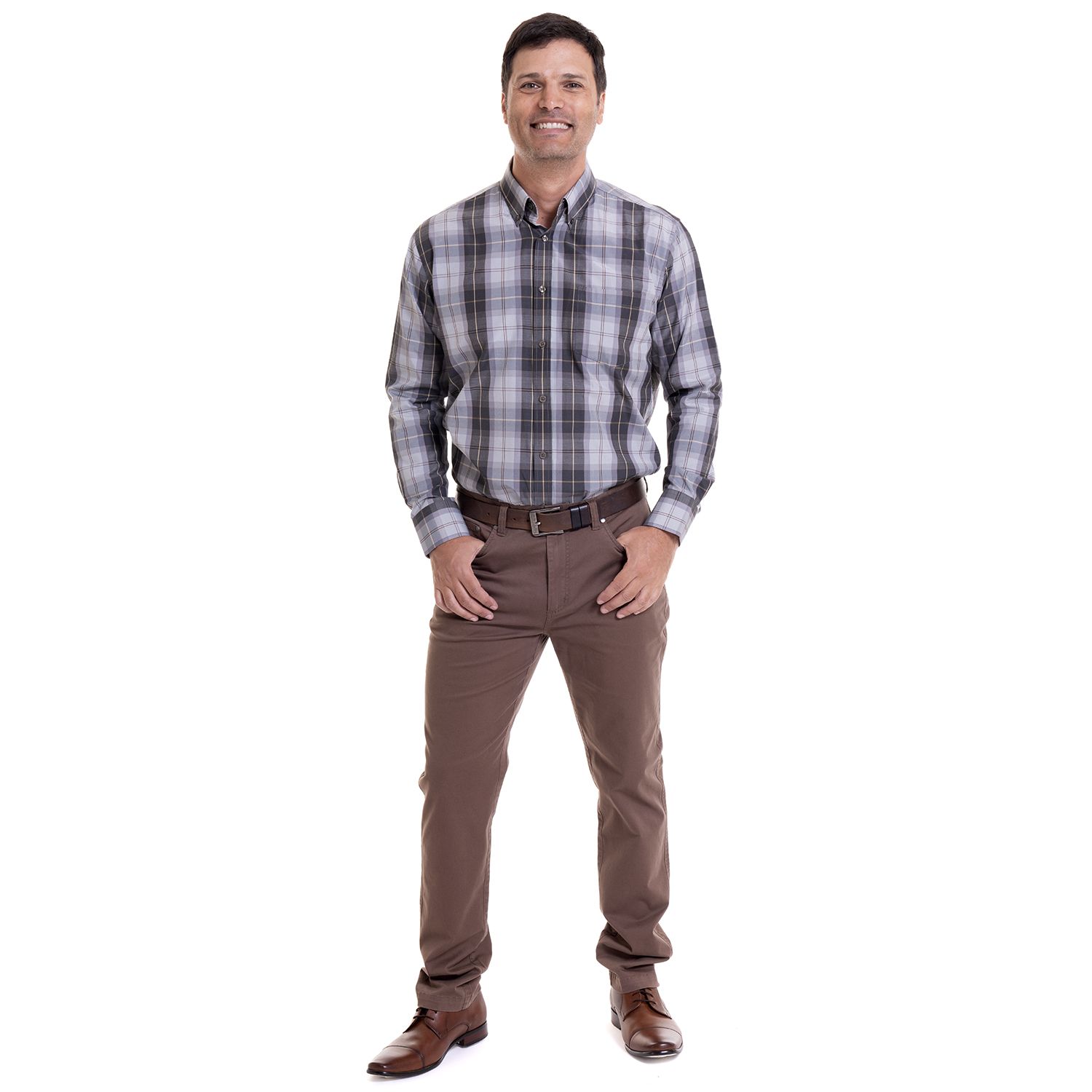 Pantalon 5 Bolsillos Slim Fit Spandex