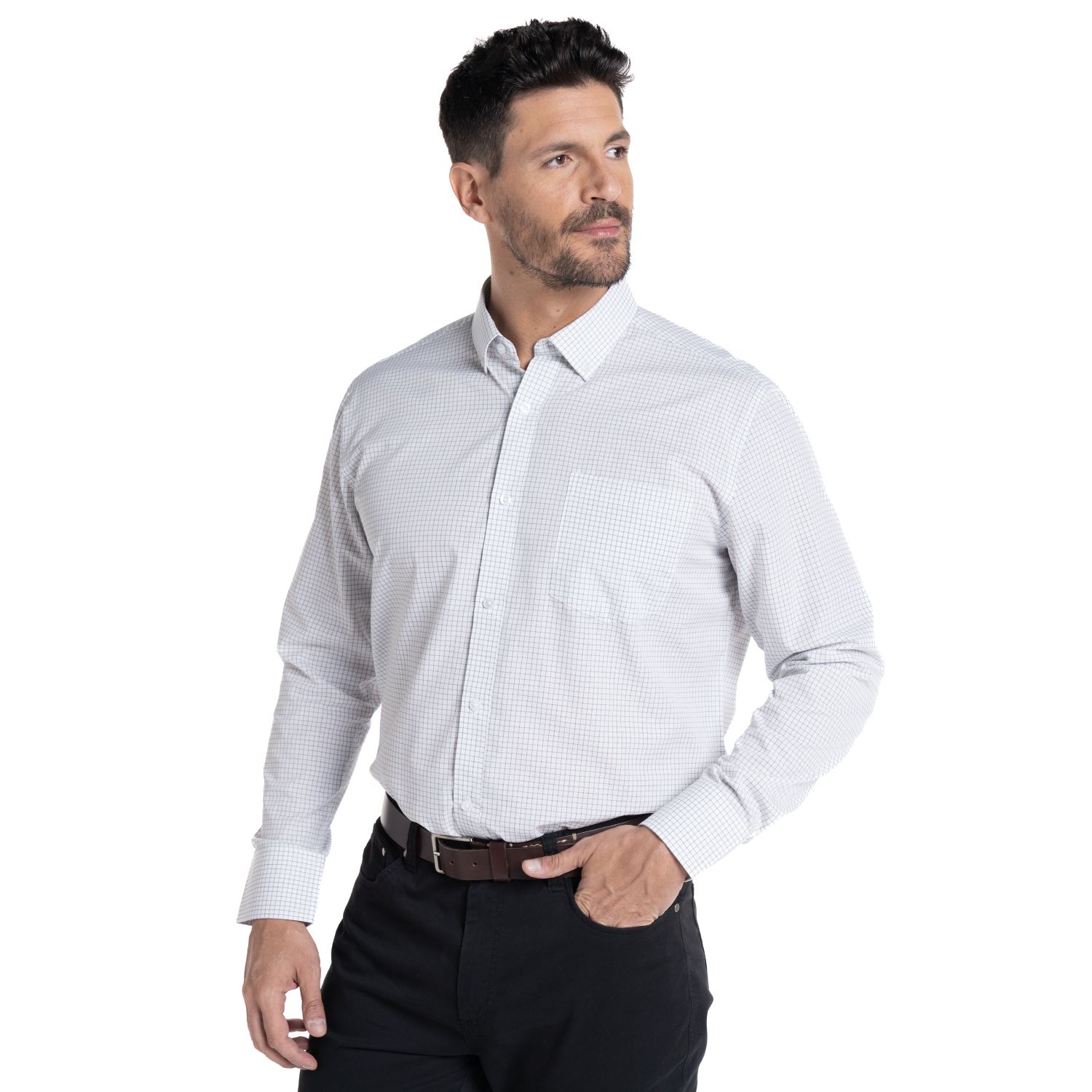 Camisa Fantasía Cuadro Clásico Regular Fit