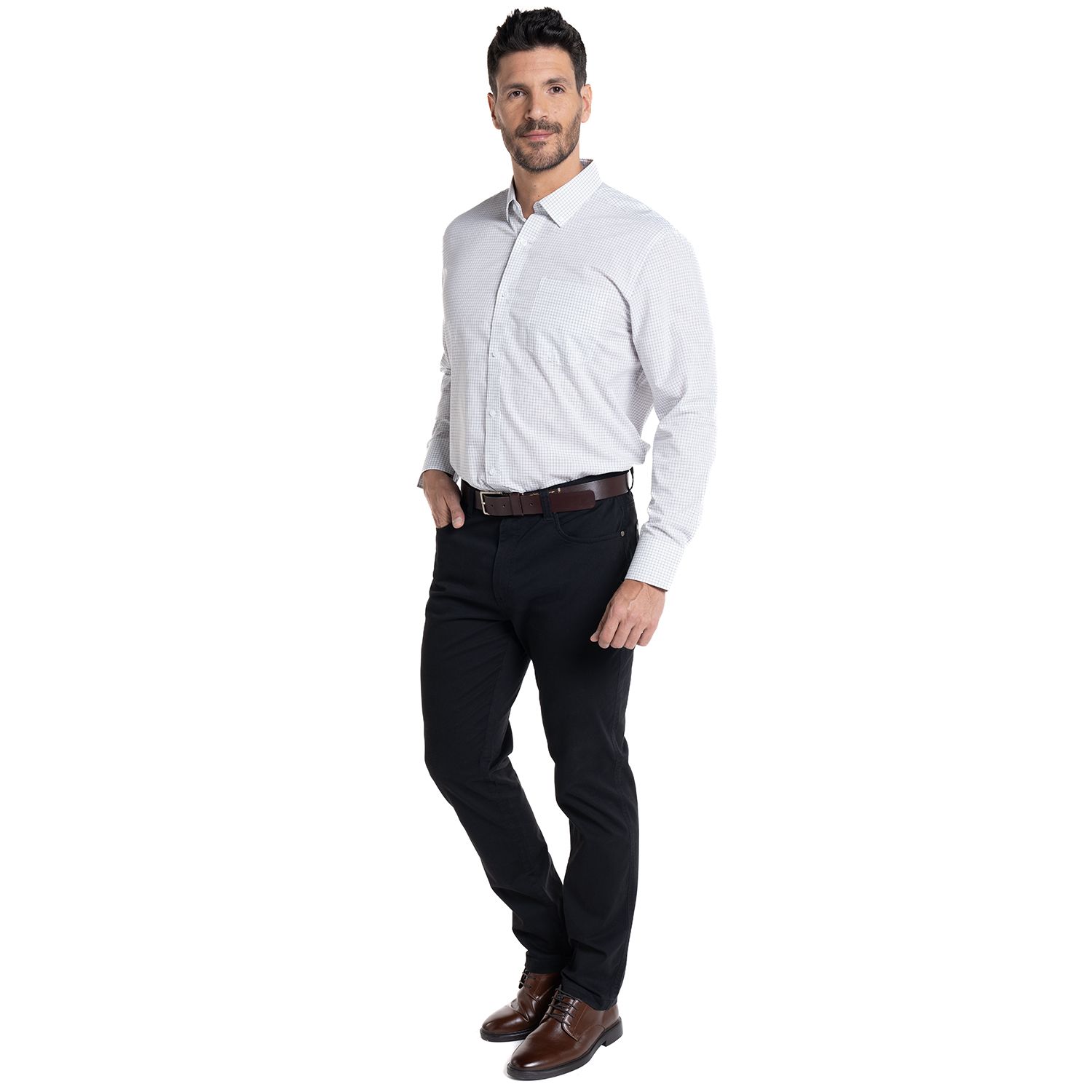 Camisa Fantasía Cuadro Clásico Regular Fit