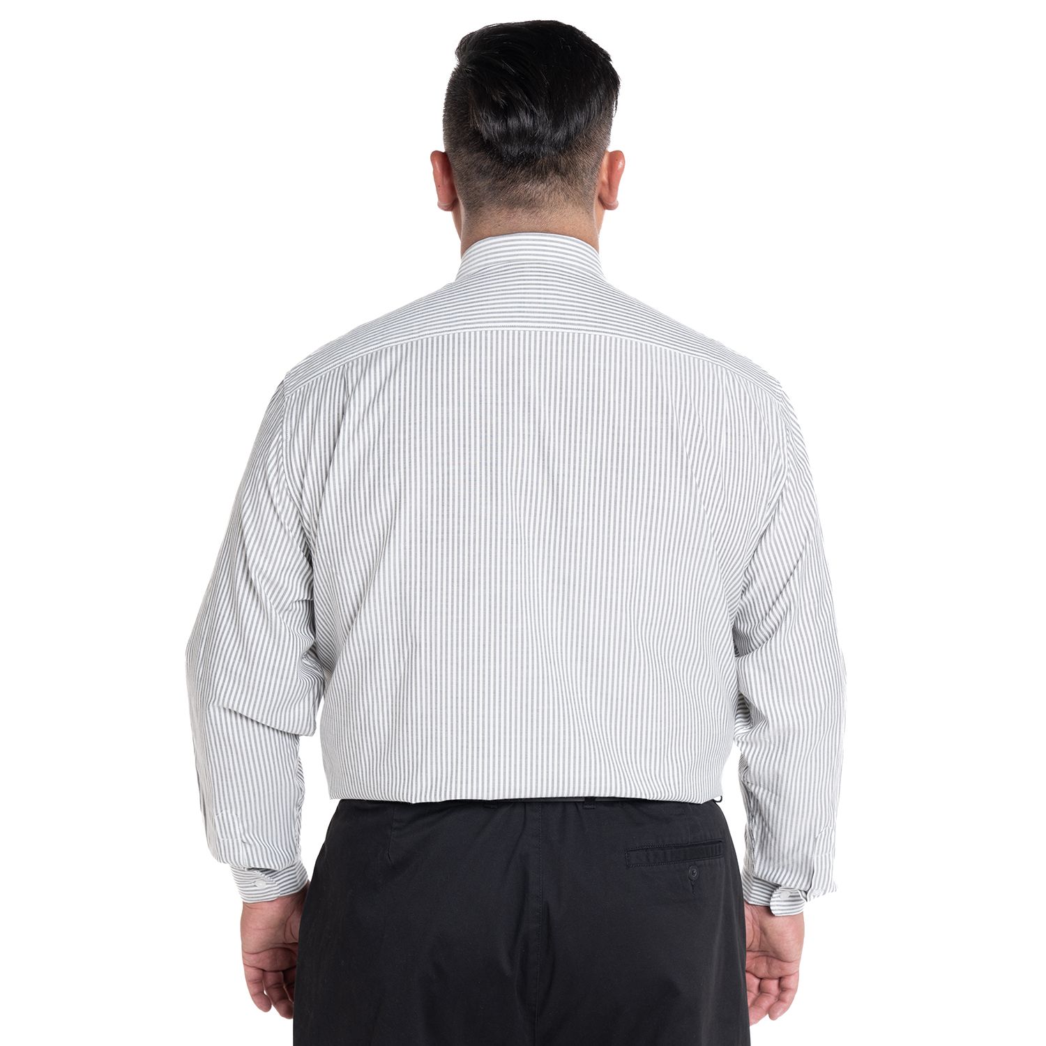 Camisa Oxford Listada Regular Fit
