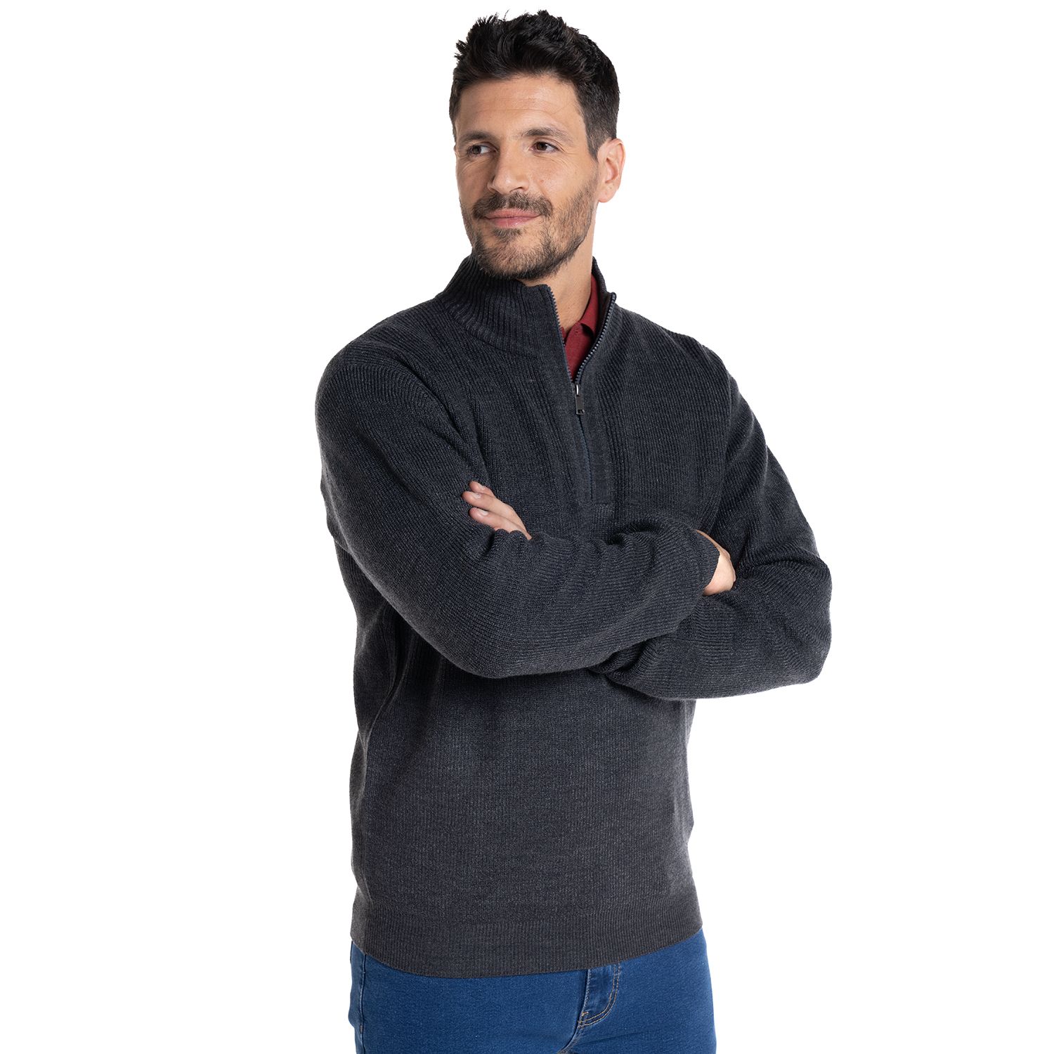 Sweater Half Zipper