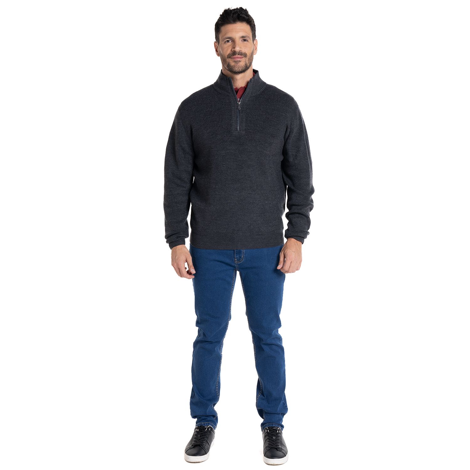 Sweater Half Zipper
