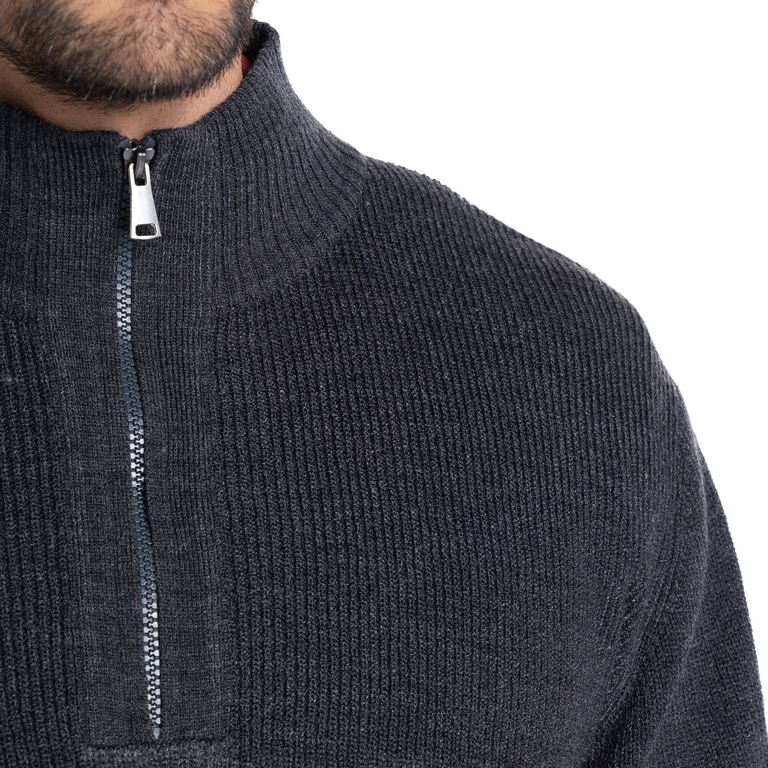 Sweater Half Zipper
