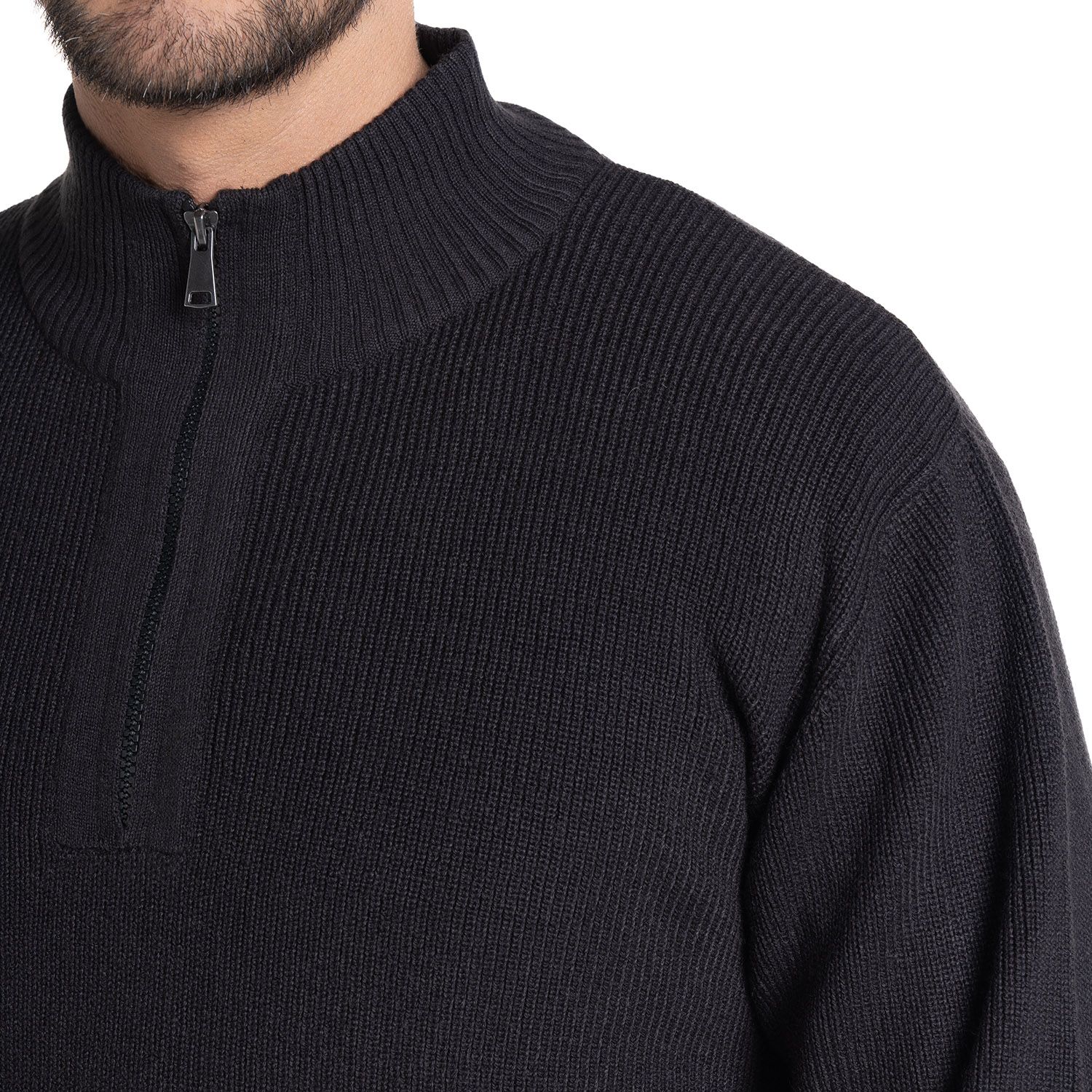 Sweater Half Zipper