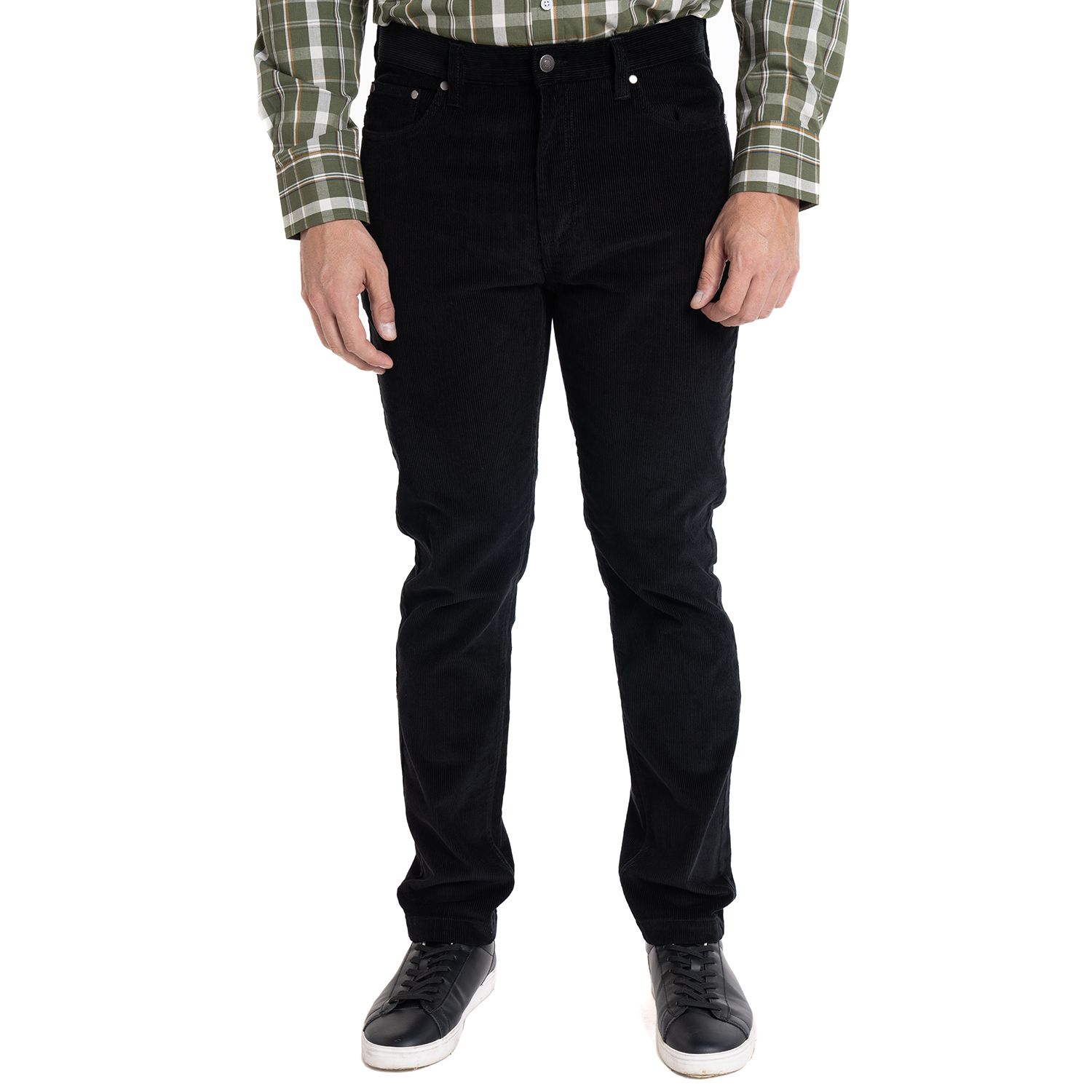 Pantalon Cotele 5 Bolsillos Regular Fit