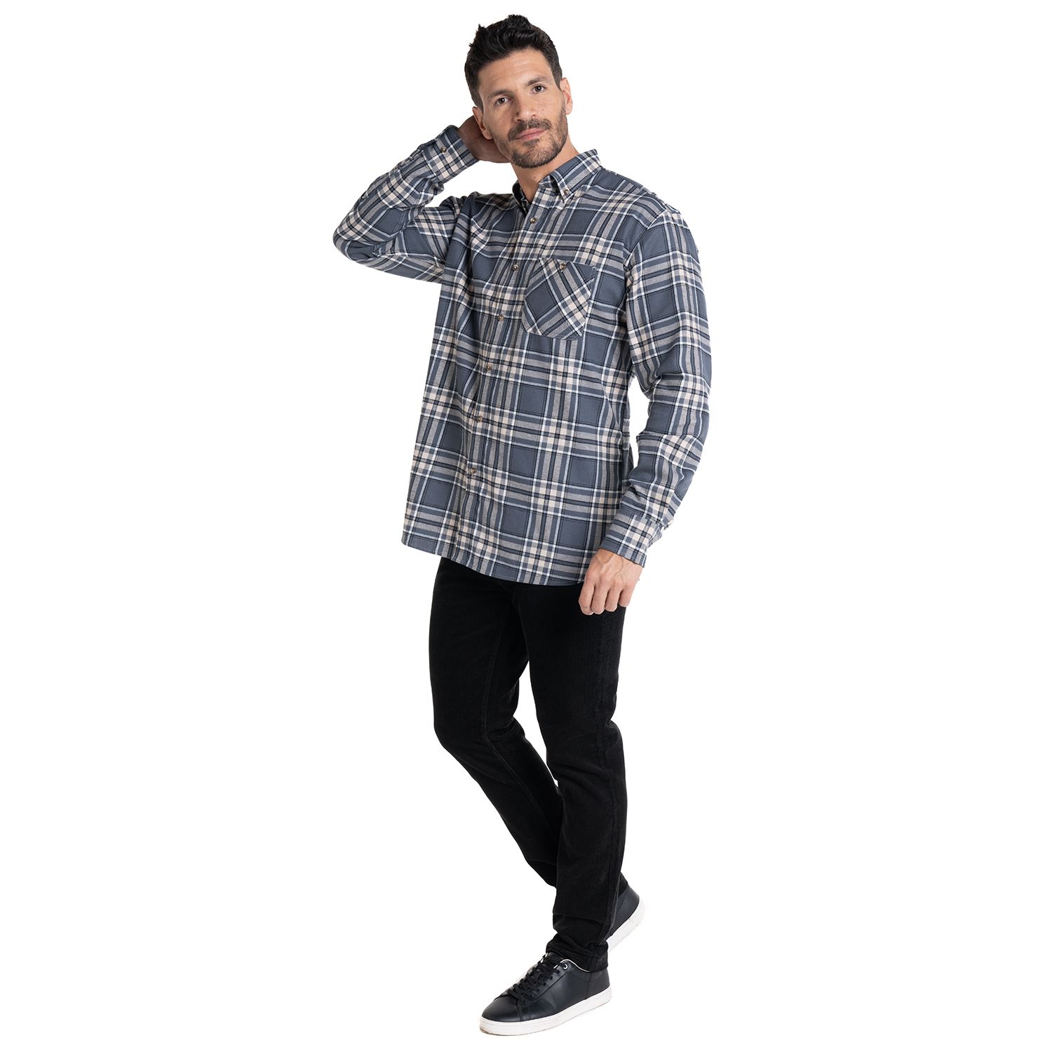 Pantalon Cotele 5 Bolsillos Regular Fit