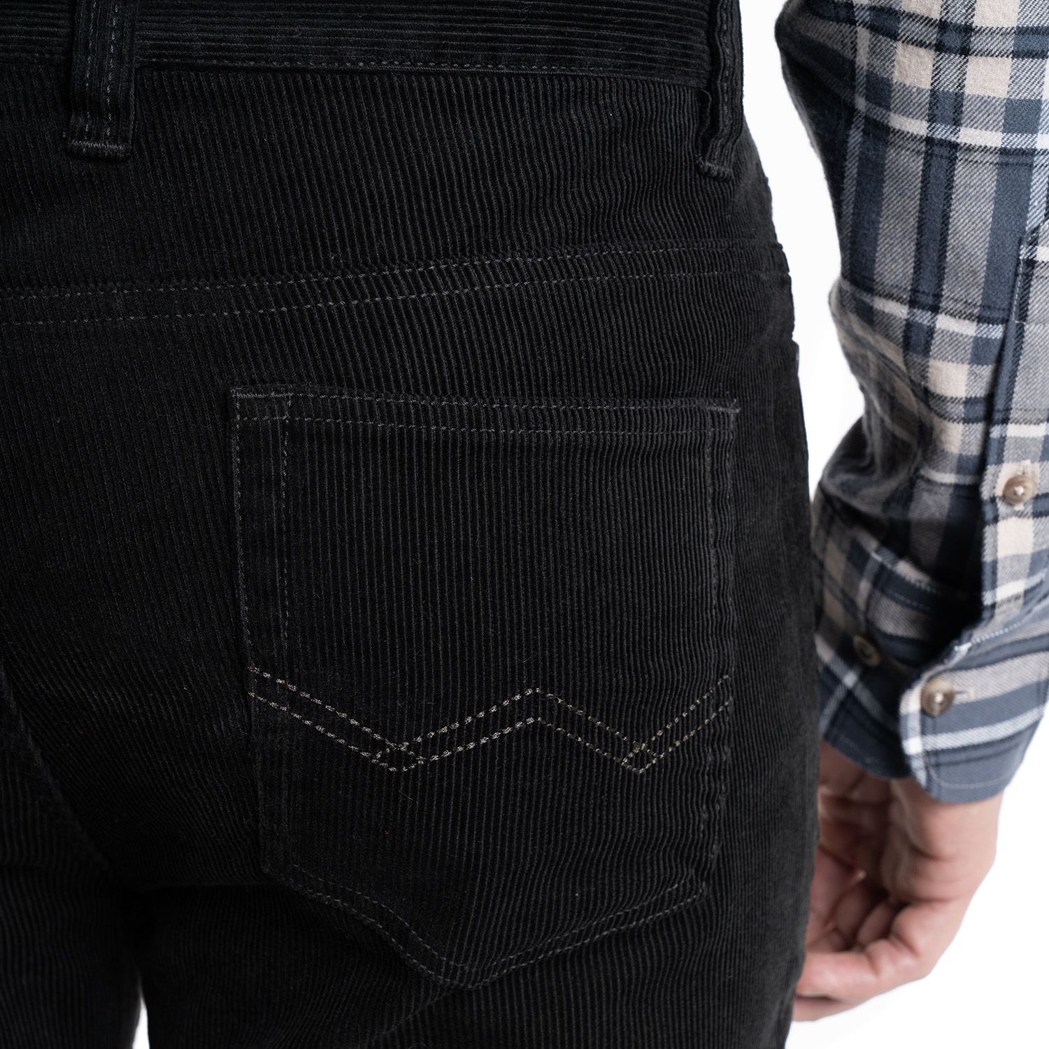 Pantalon Cotele 5 Bolsillos Regular Fit