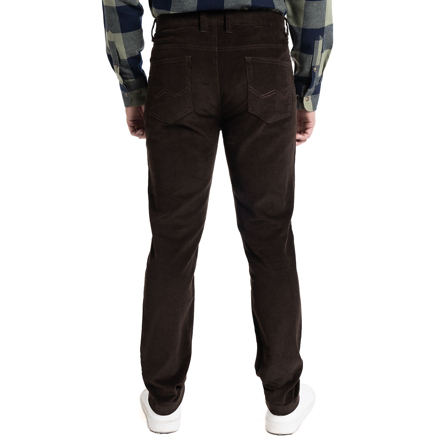 Pantalon Cotele 5 Bolsillos Regular Fit