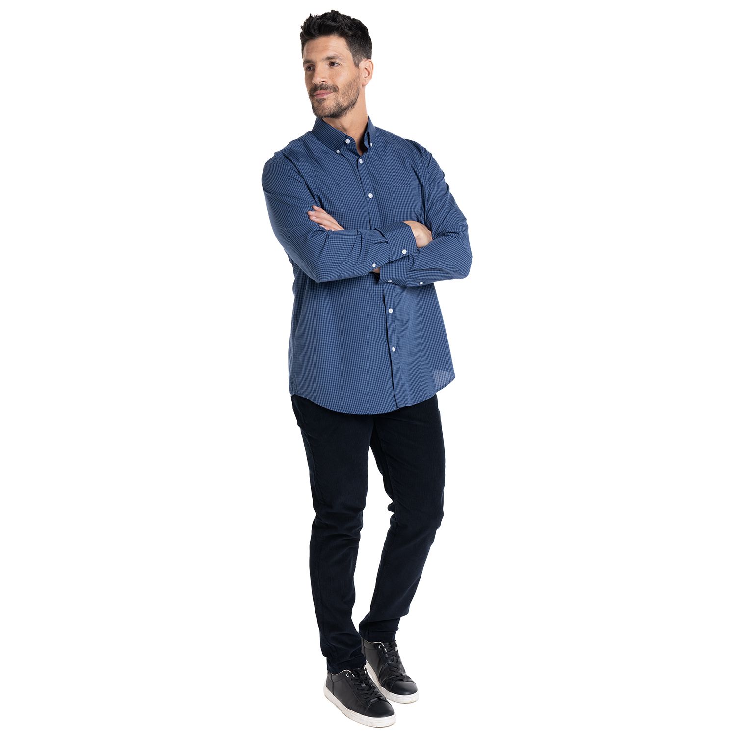 Pantalon Cotele 5 Bolsillos Regular Fit