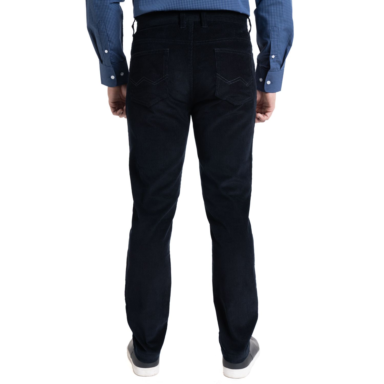 Pantalon Cotele 5 Bolsillos Regular Fit