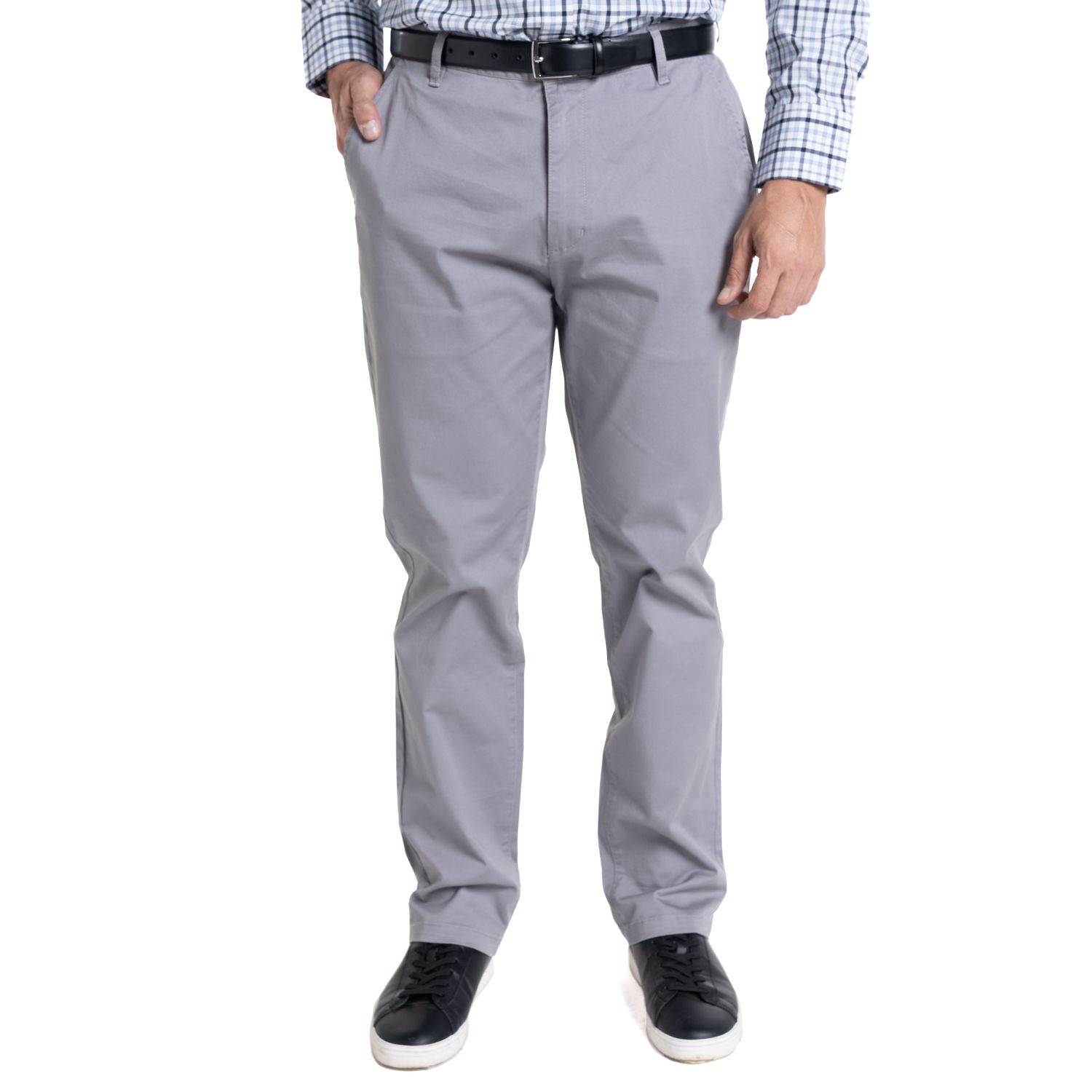 Pantalón Frente Plano Spandex Regular Fit