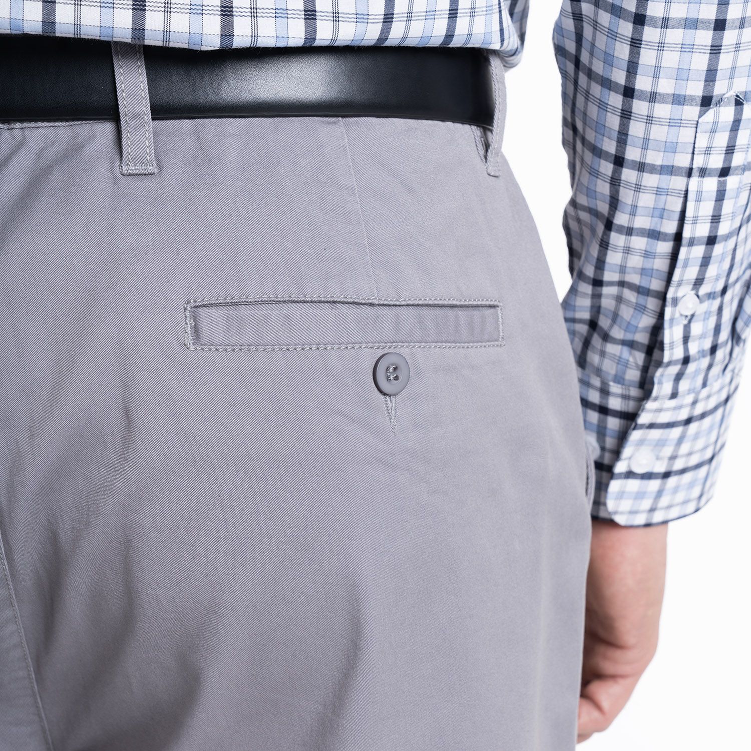 Pantalón Frente Plano Spandex Regular Fit