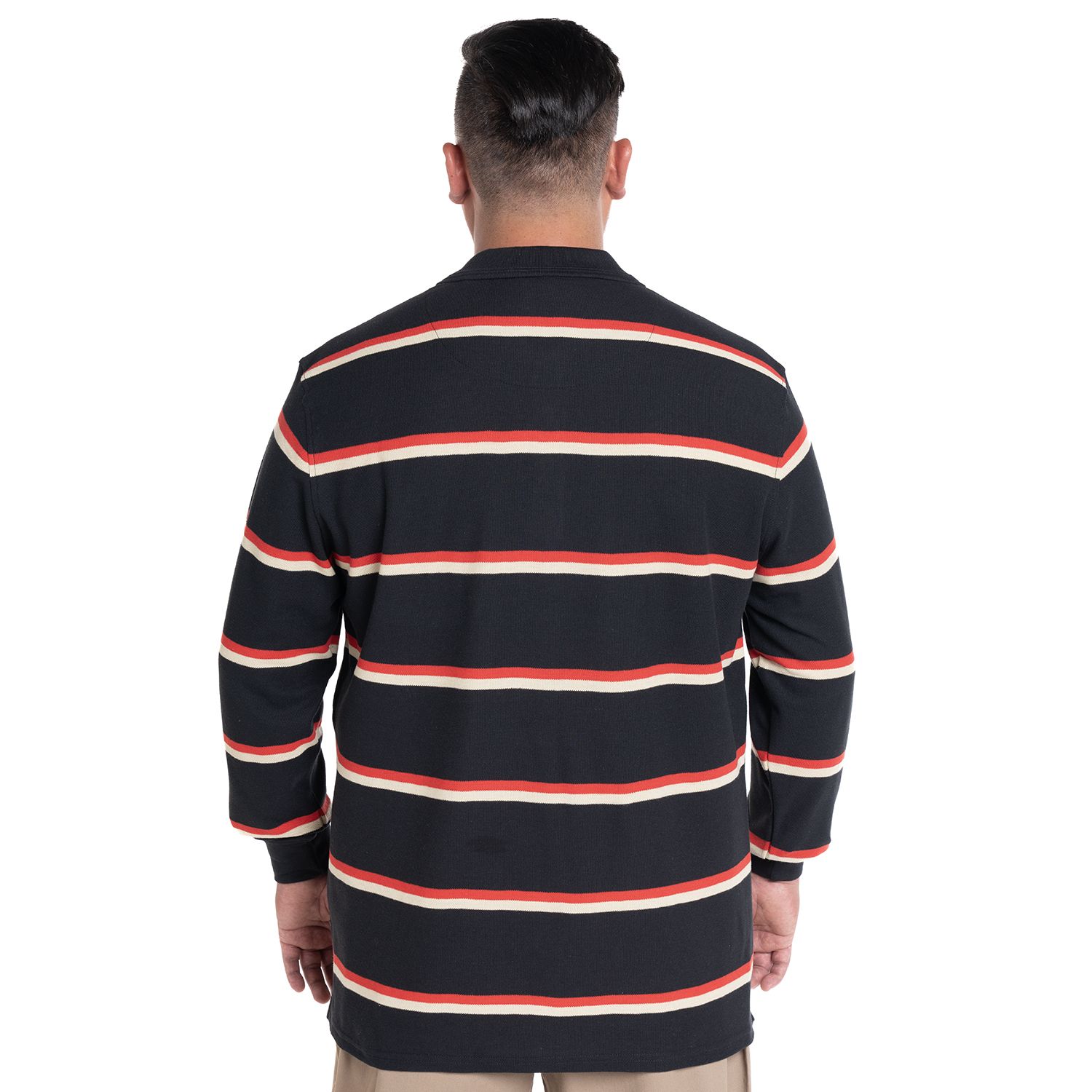 Polera Manga Larga Pique Listada