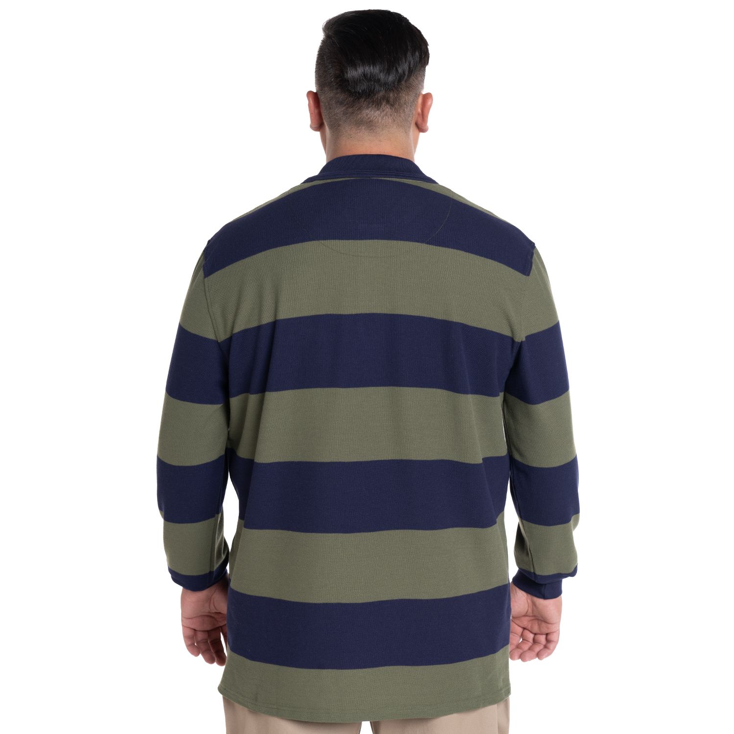 Polera Manga Larga Pique Listada