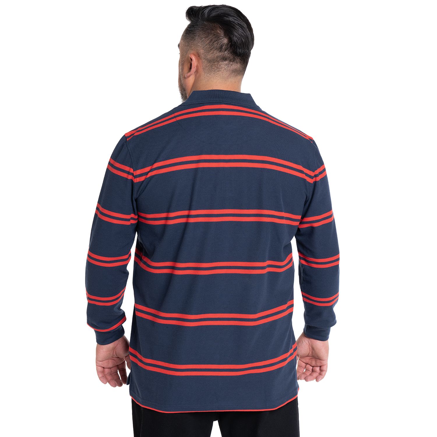 Polera Manga Larga Pique Listada
