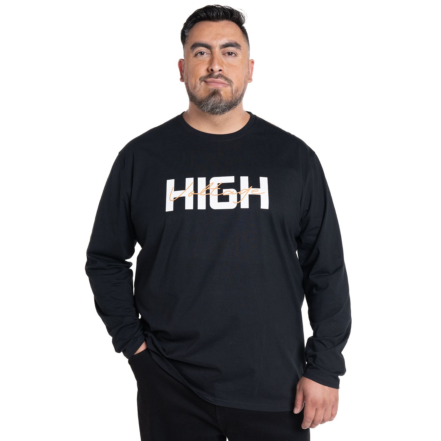 Polera Manga Larga Jersey Estampado Front