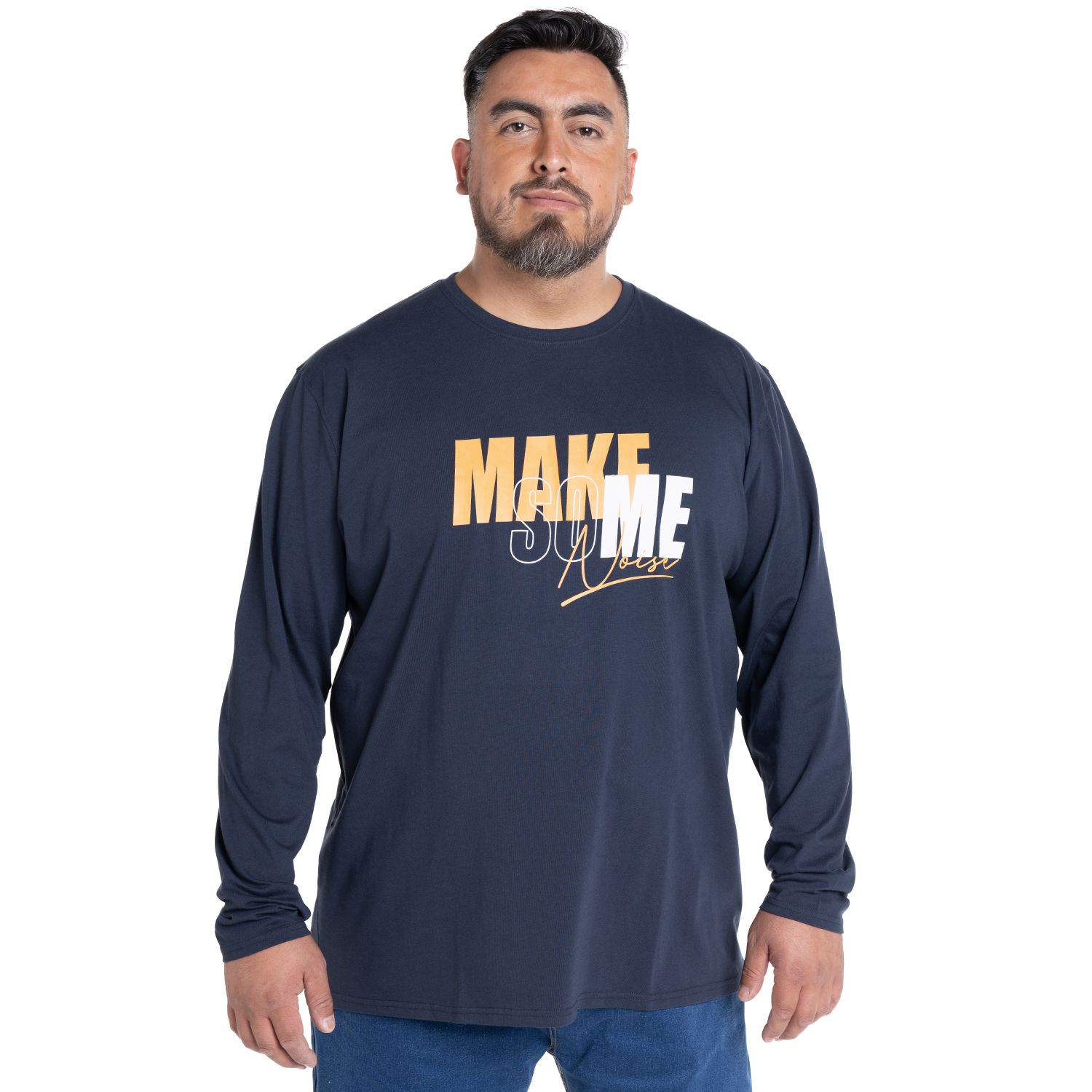Polera Manga Larga Jersey Estampado Front