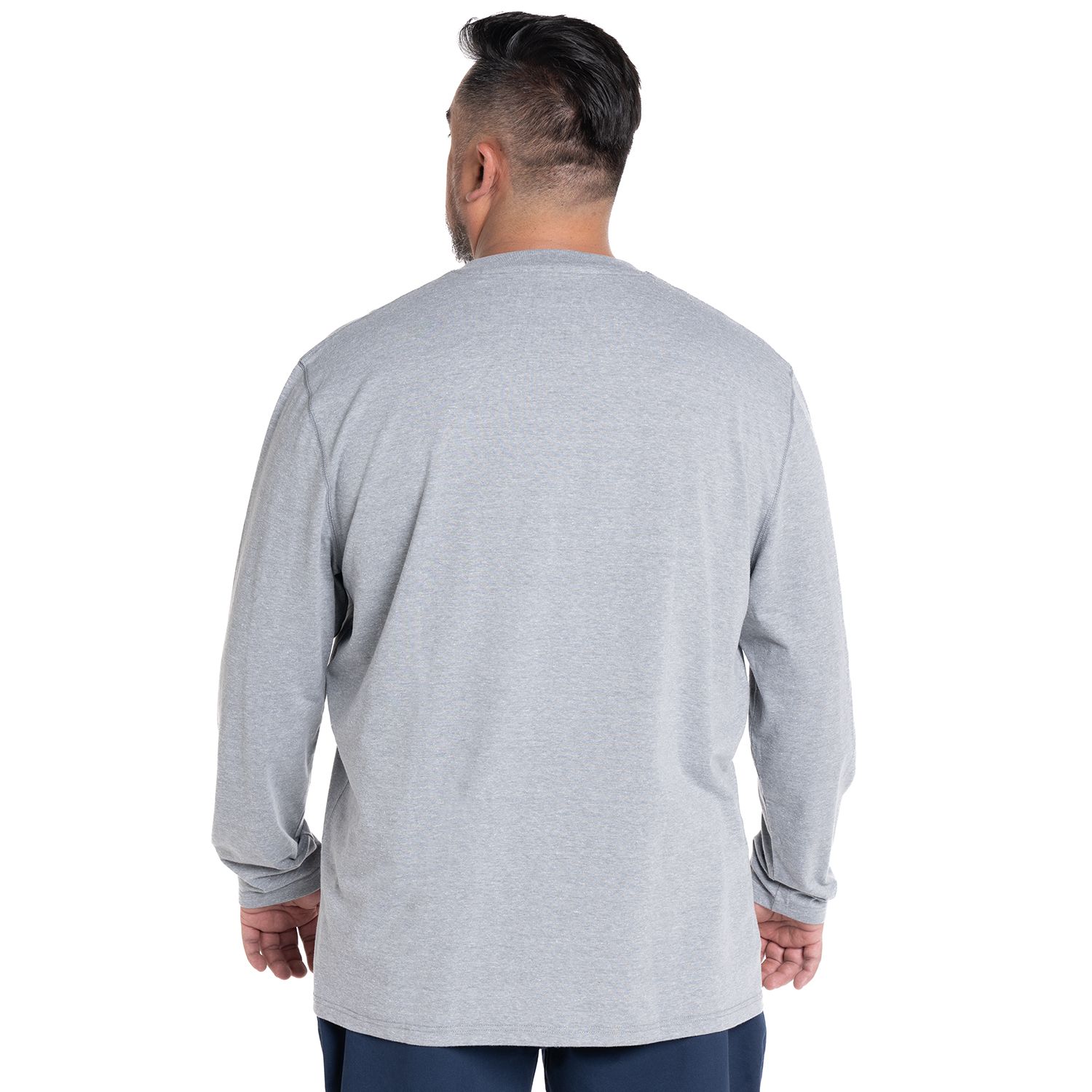 Polera Manga Larga Jersey Botones