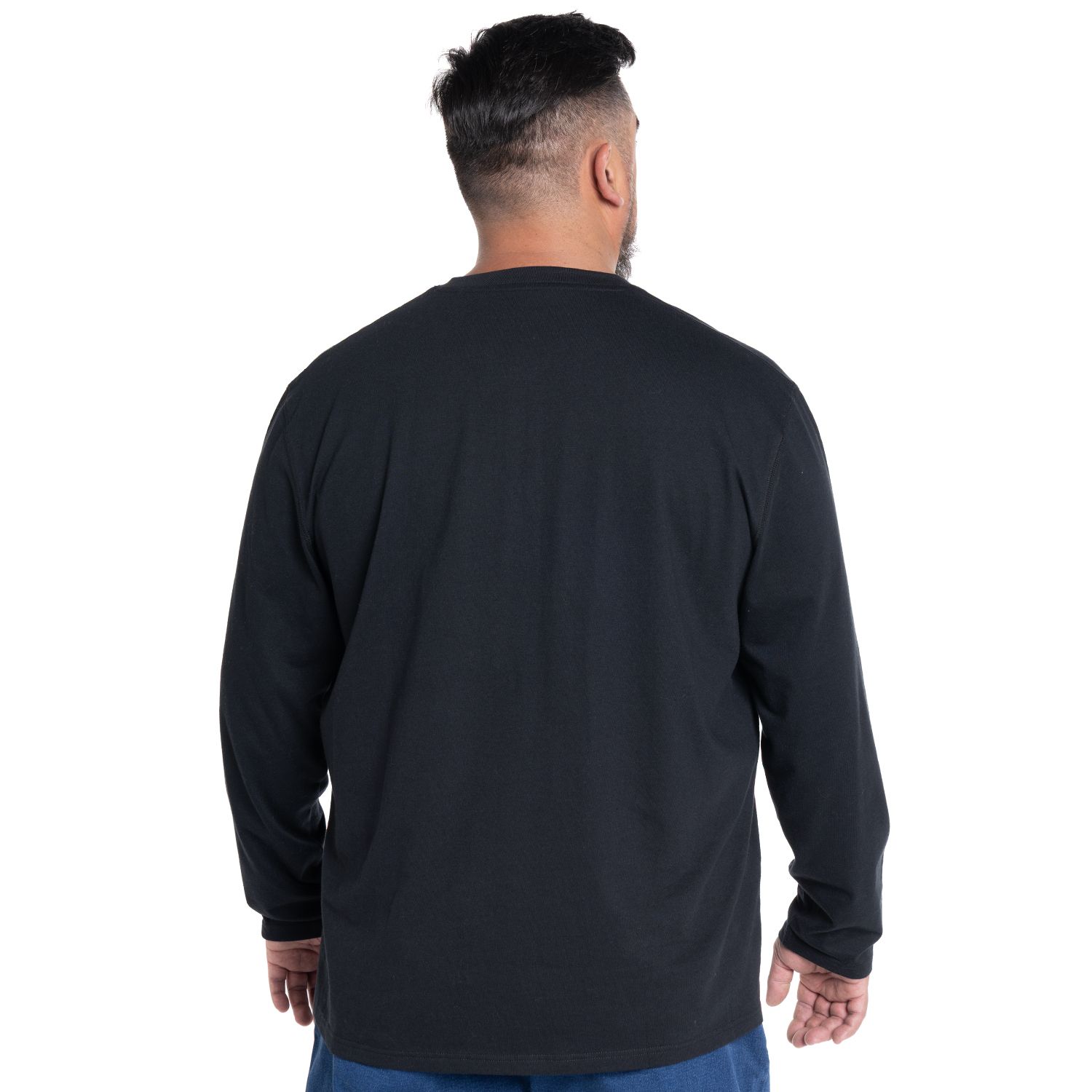 Polera Manga Larga Jersey Botones