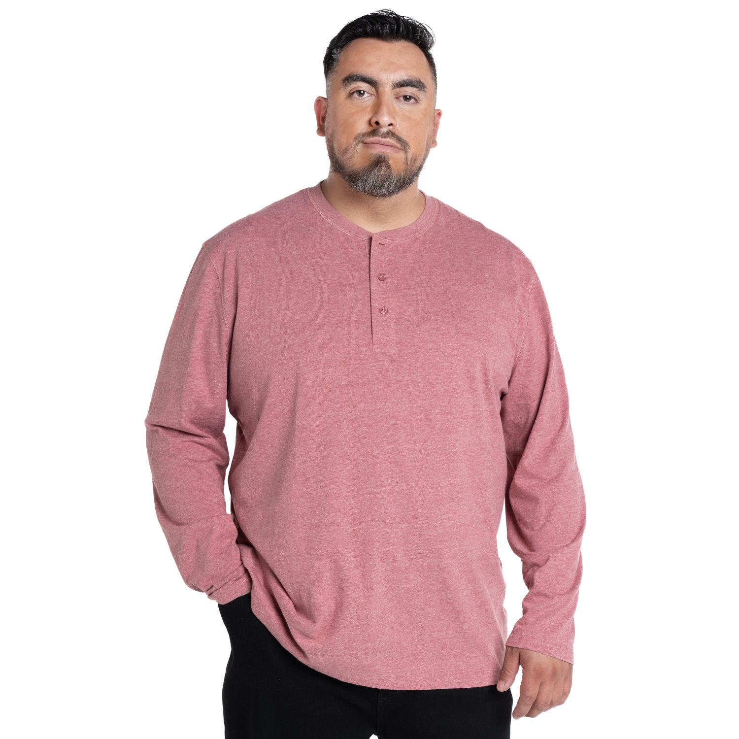Polera Manga Larga Jersey Botones